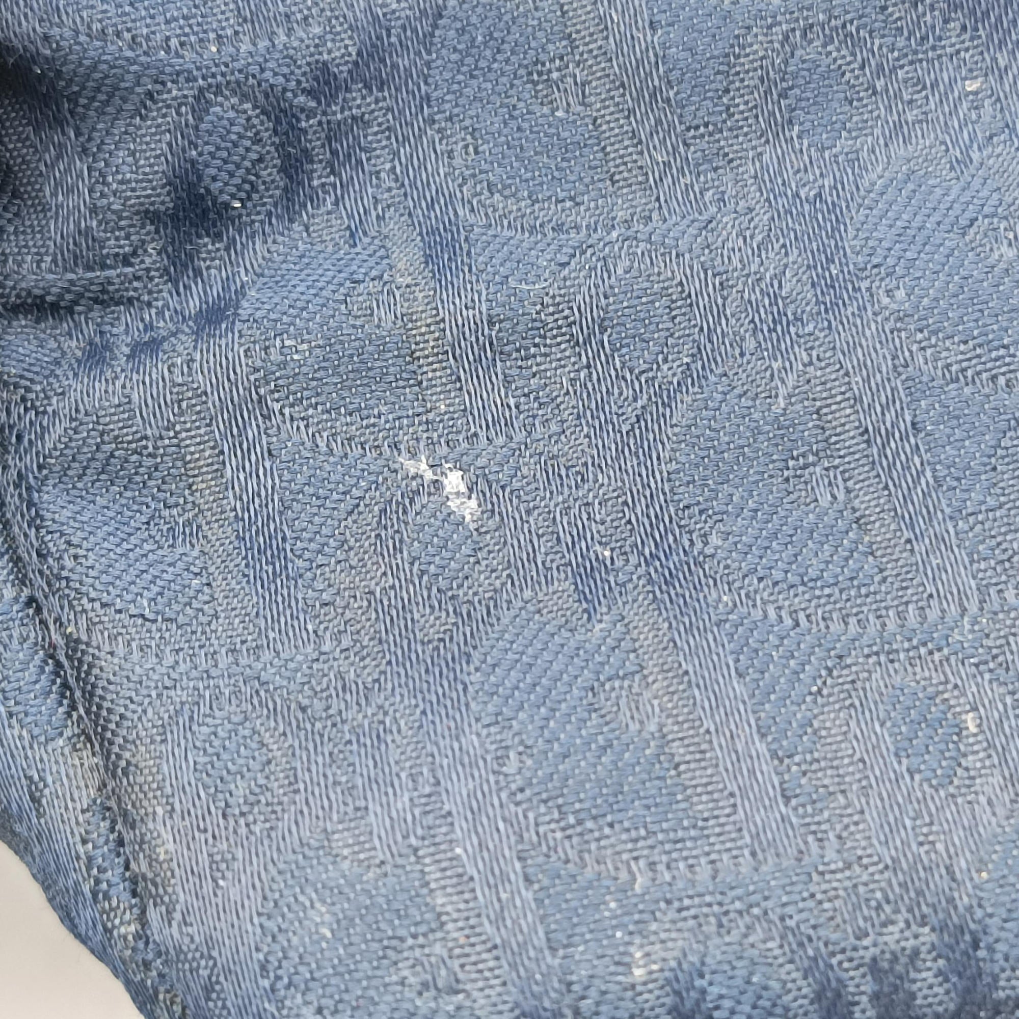 Pre-owned Christian Dior Trotter Navy Oblique Jacquard Canvas × Leather  shoulderbag | stylenewstar