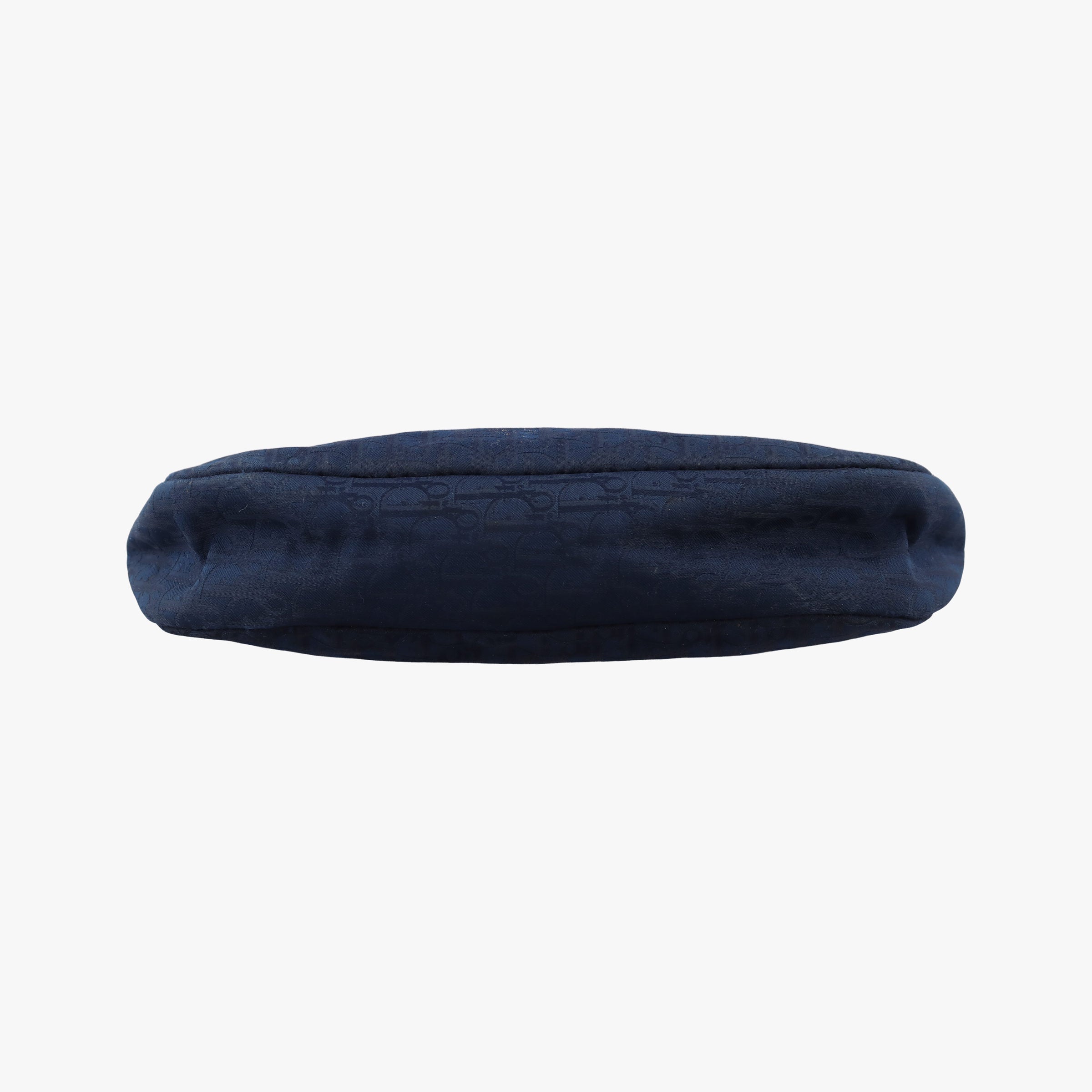 Pre-owned Christian Dior Trotter Navy Oblique Jacquard Canvas × Leather  shoulderbag | stylenewstar