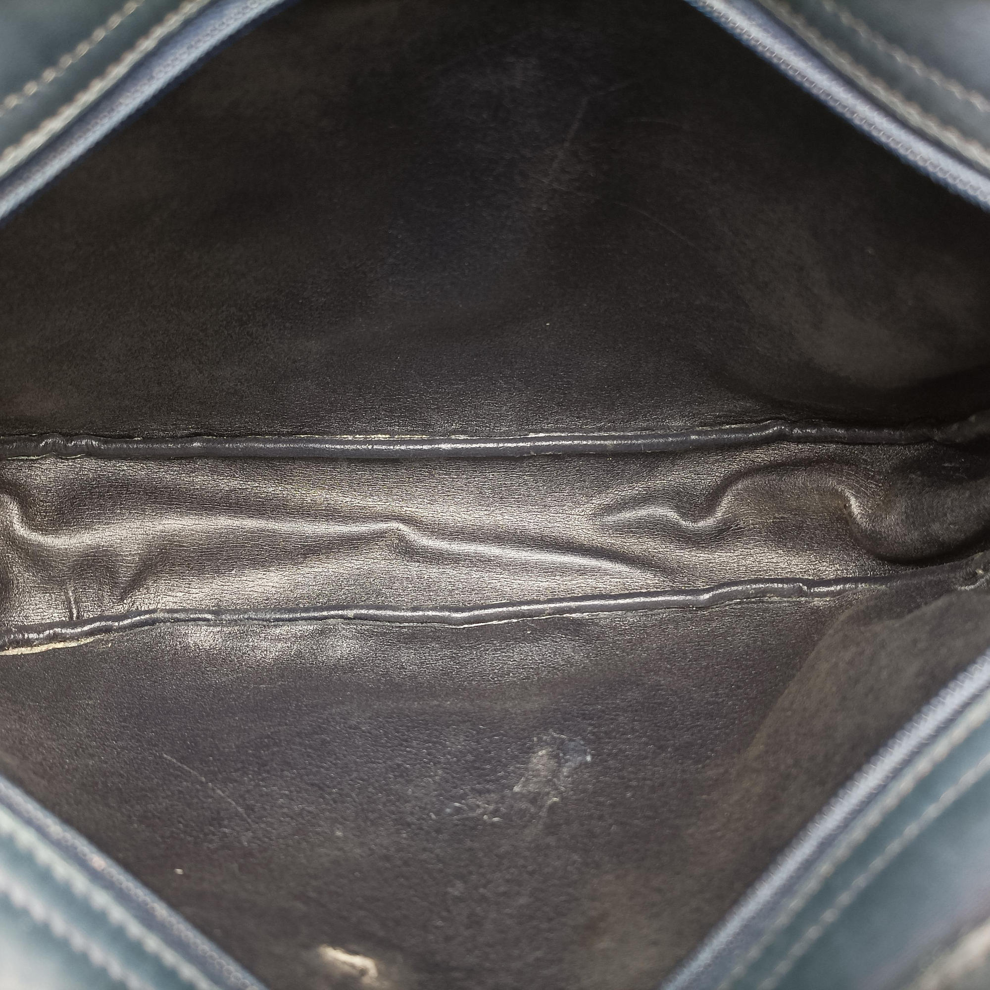 Pre-owned Christian Dior Trotter Navy Oblique Jacquard Canvas × Leather  shoulderbag | stylenewstar