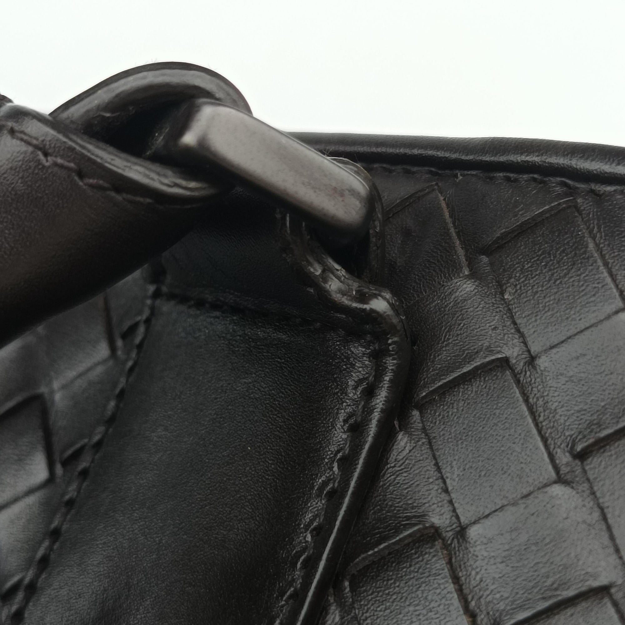 Pre-owned Bottega Veneta Intrecciato Brown lambskin  handbag | stylenewstar