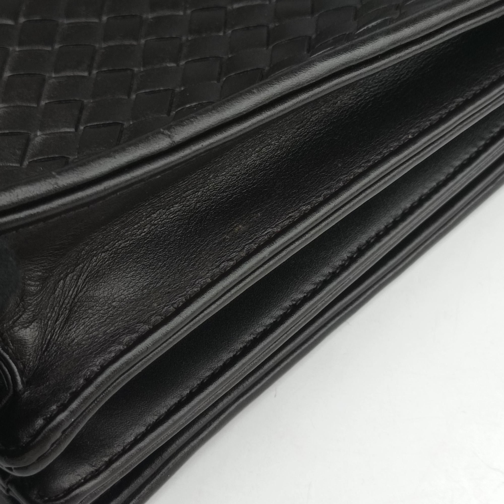 Pre-owned Bottega Veneta Intrecciato Brown lambskin  handbag | stylenewstar