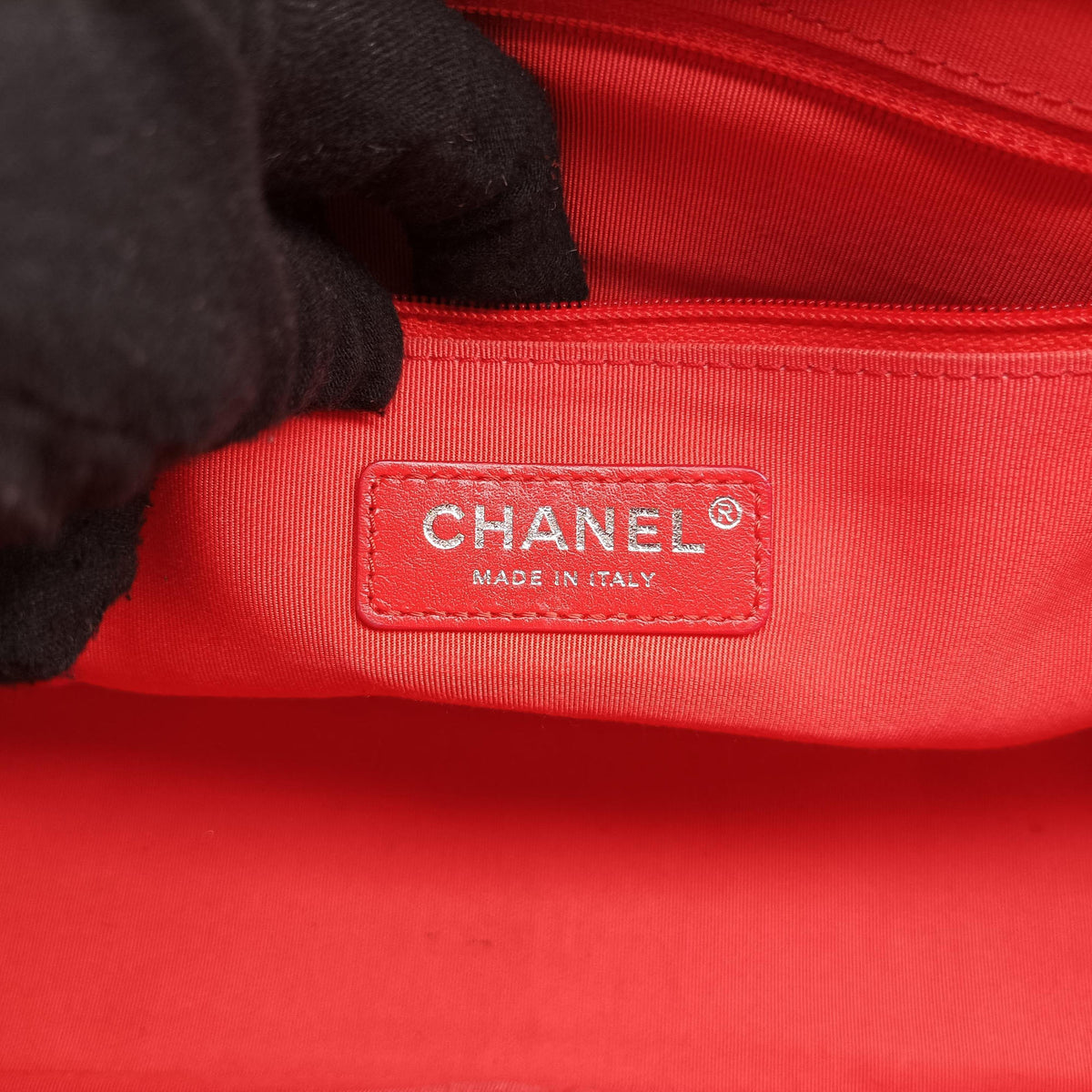 Pre-owned Chanel GABRIELLE Orange lambskin A93824 shoulderbag | stylenewstar