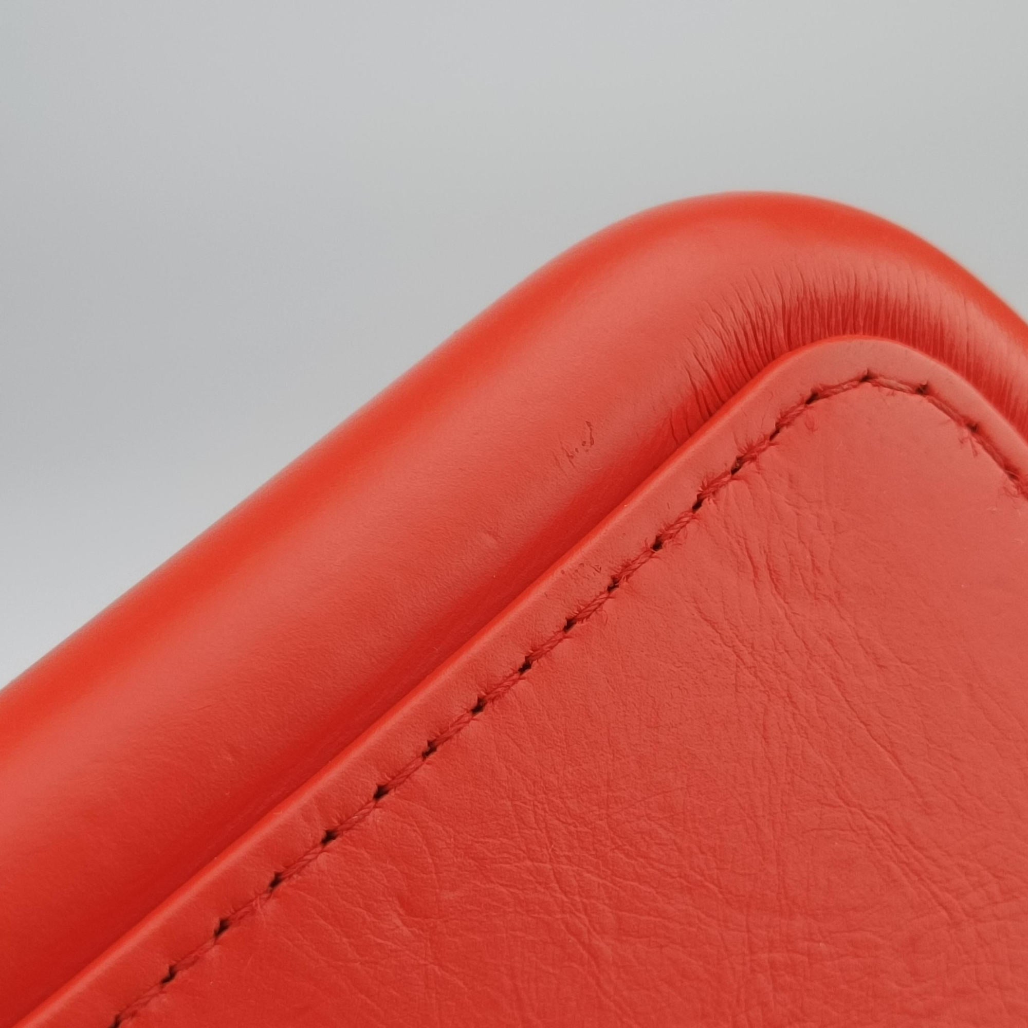 Pre-owned Chanel GABRIELLE Orange lambskin A93824 shoulderbag | stylenewstar