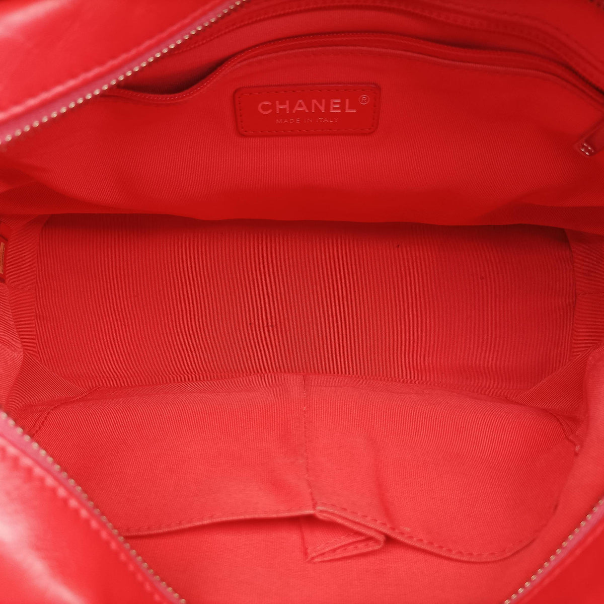 Pre-owned Chanel GABRIELLE Orange lambskin A93824 shoulderbag | stylenewstar