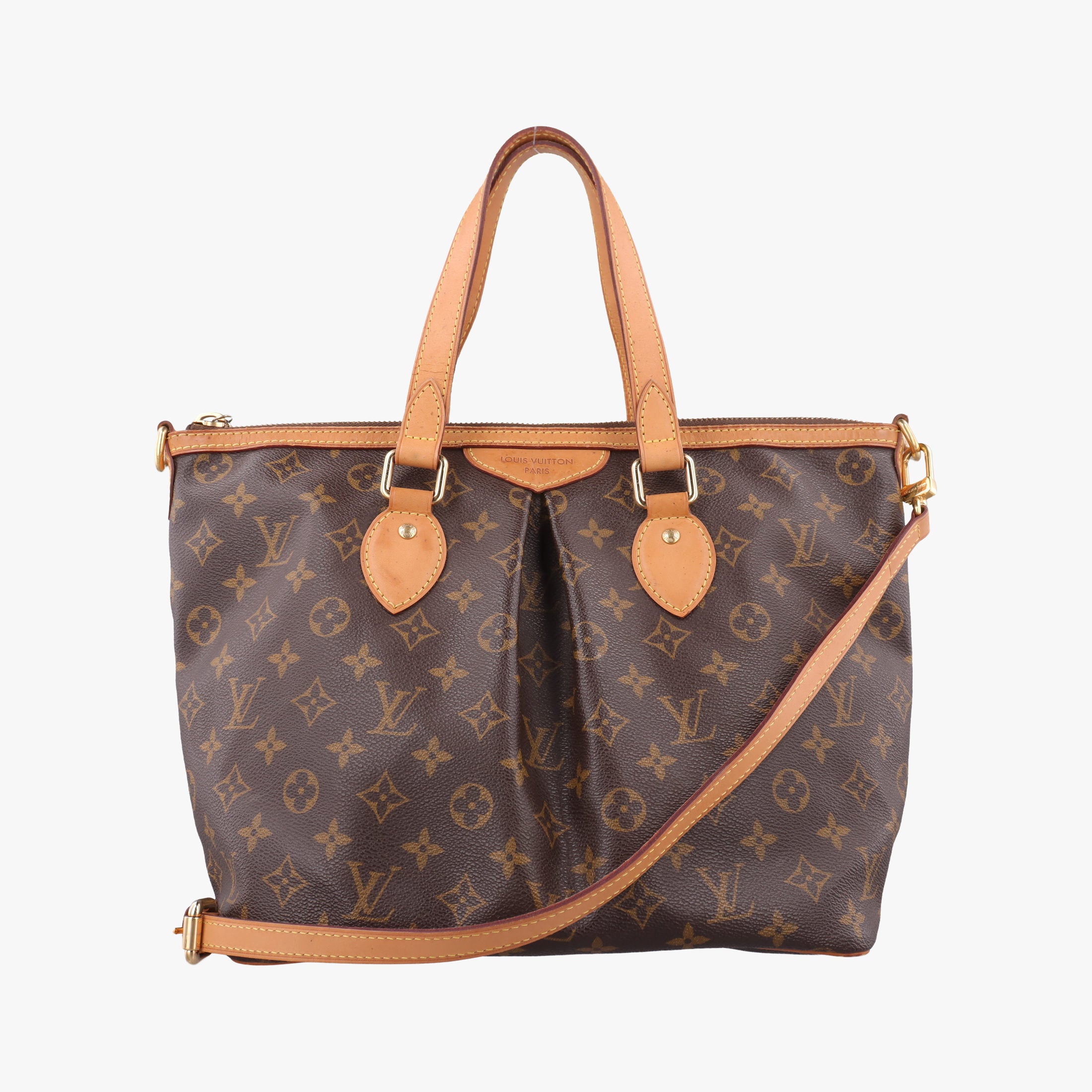 Secondhand Louis Vuitton PALERMO GM brown Monogram Canvas M40146 shoulderbag | stylenewstar