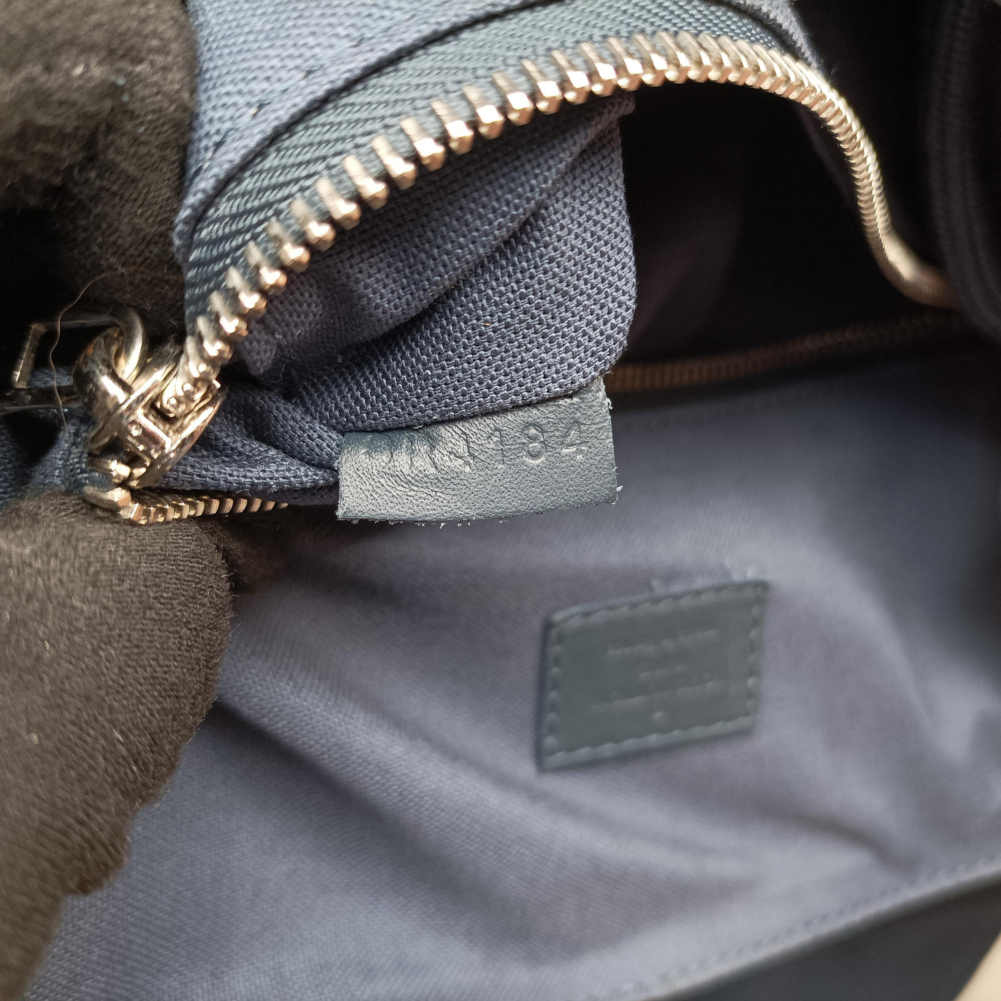 Pre-owned Louis Vuitton Runner EBENE Damier Canvas N41377 backpack/rucksack | stylenewstar