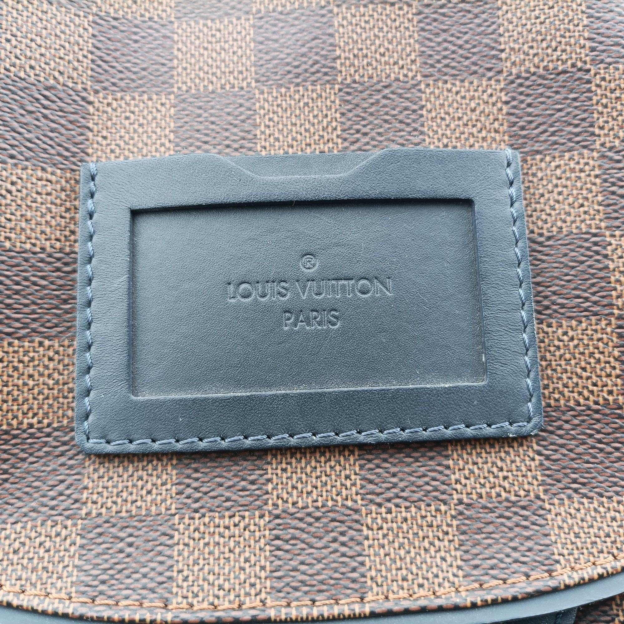 Pre-owned Louis Vuitton Runner EBENE Damier Canvas N41377 backpack/rucksack | stylenewstar