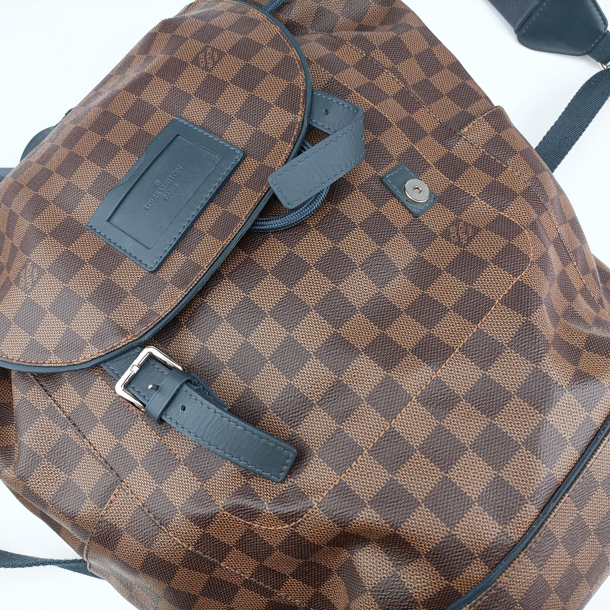 Pre-owned Louis Vuitton Runner EBENE Damier Canvas N41377 backpack/rucksack | stylenewstar