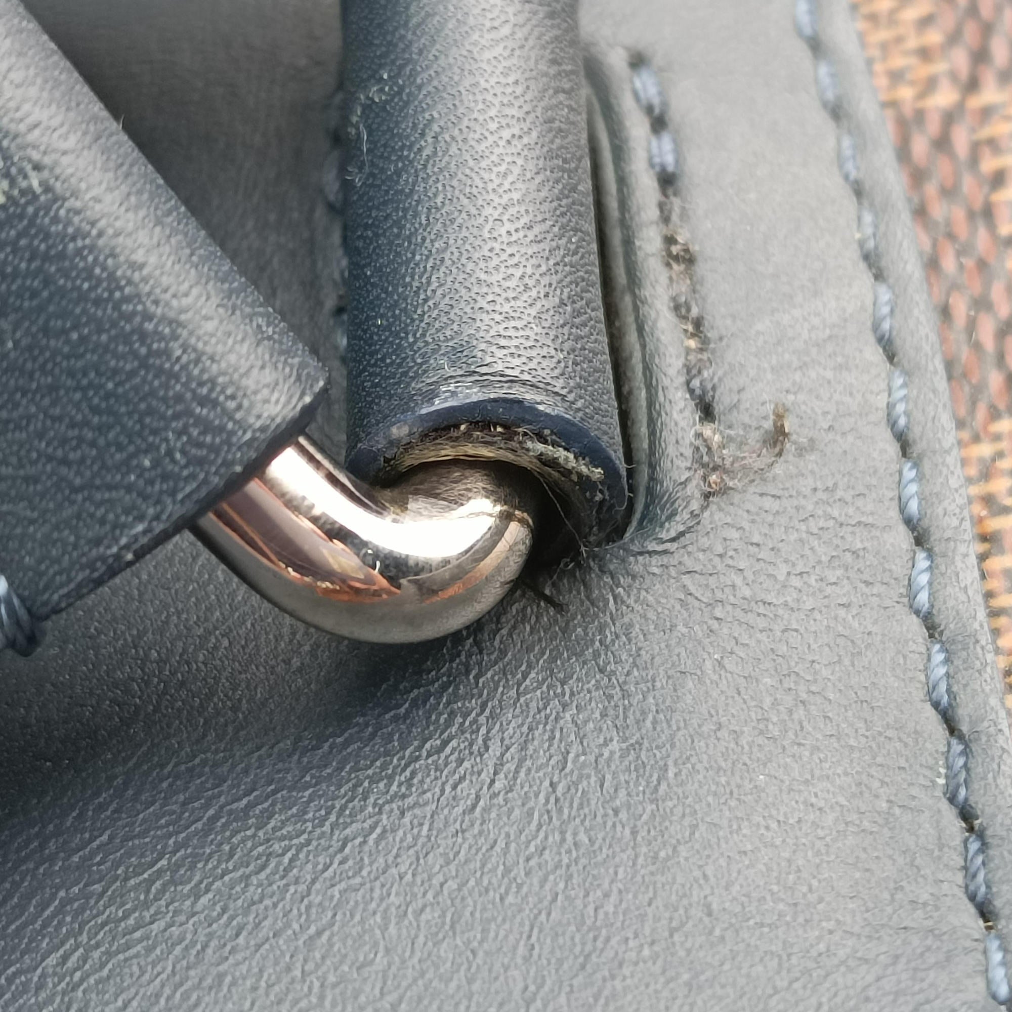 Pre-owned Louis Vuitton Runner EBENE Damier Canvas N41377 backpack/rucksack | stylenewstar
