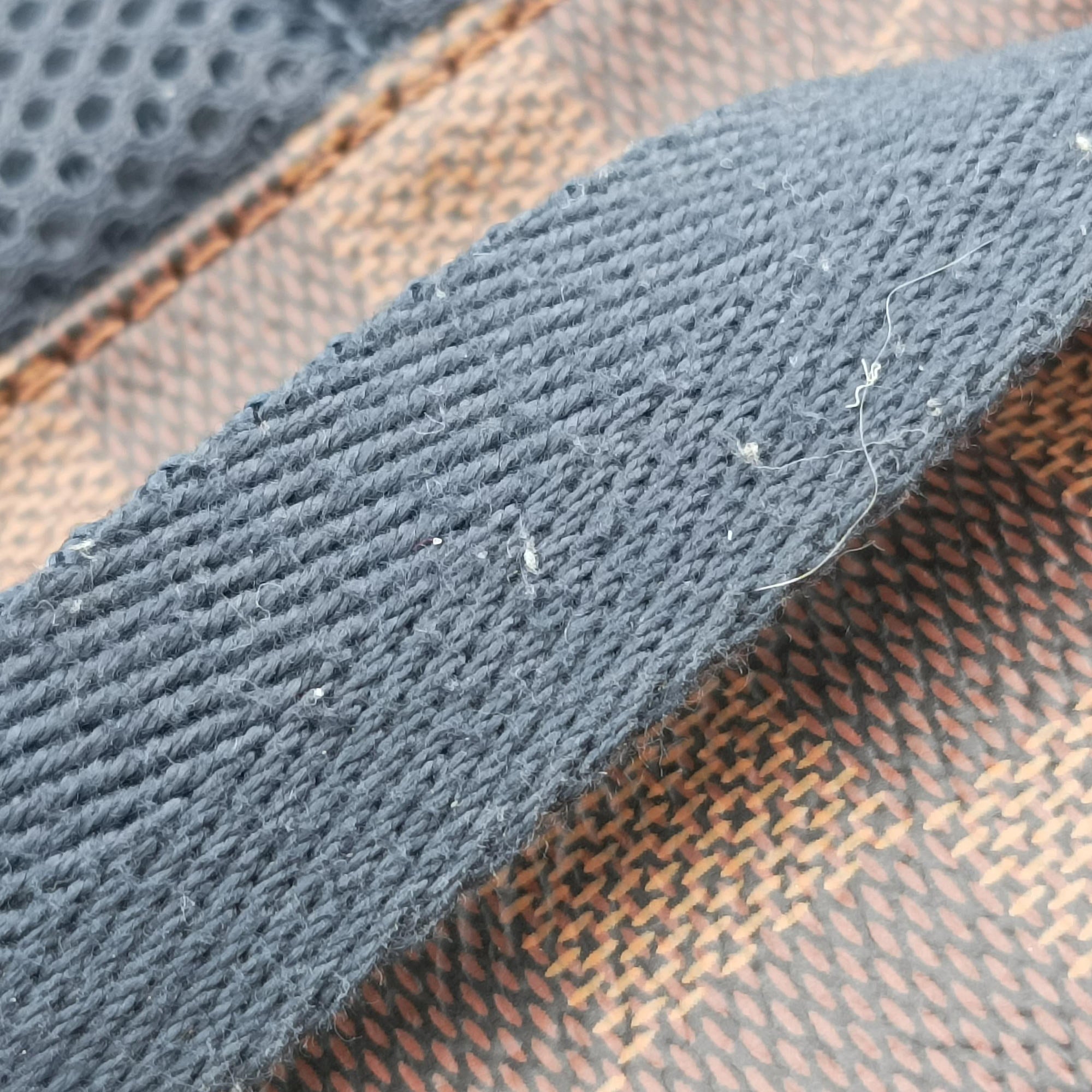 Pre-owned Louis Vuitton Runner EBENE Damier Canvas N41377 backpack/rucksack | stylenewstar