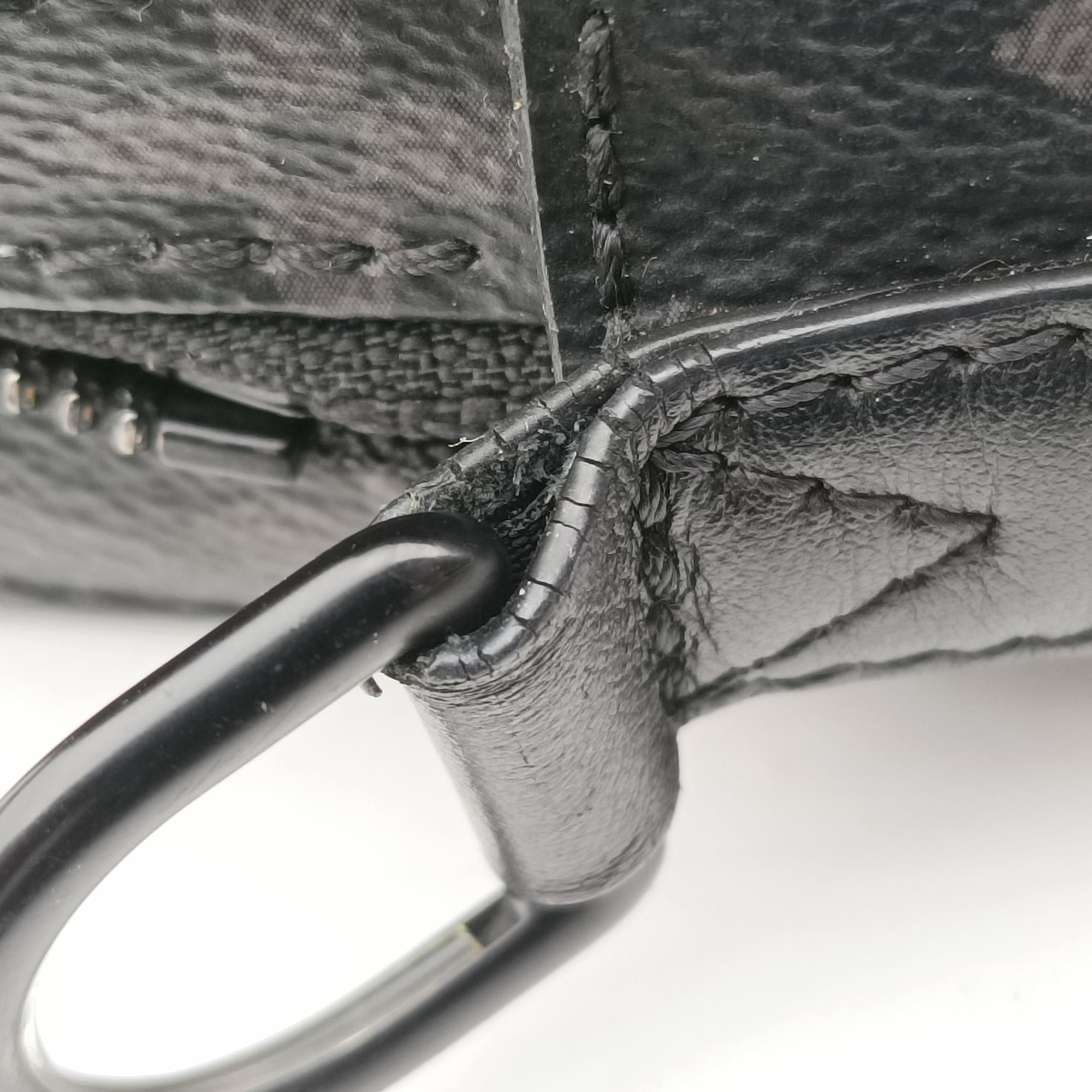 Secondhand Louis Vuitton Steamer Messenger BLACK Monogram Eclipse M45585 shoulderbag | stylenewstar