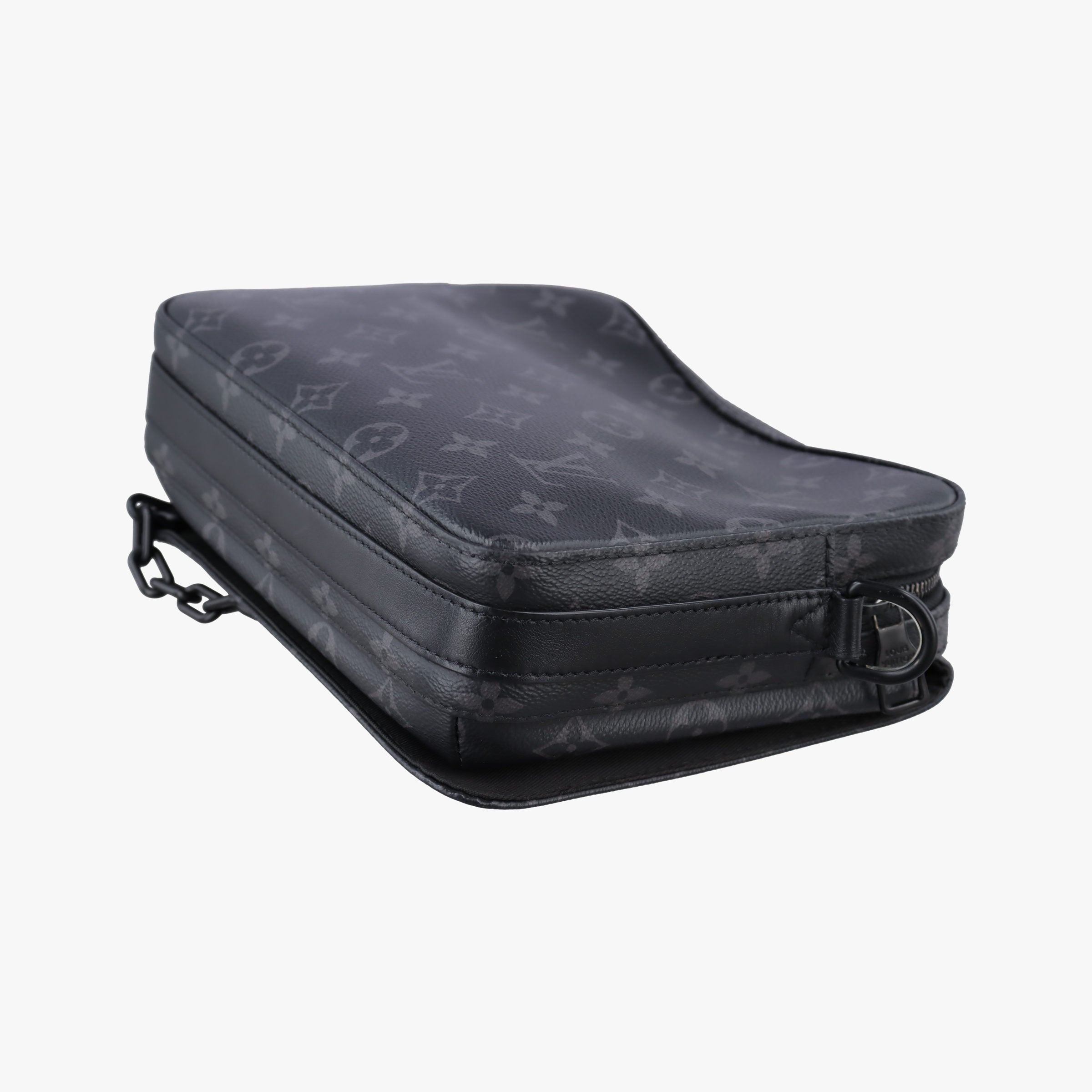 Secondhand Louis Vuitton Steamer Messenger BLACK Monogram Eclipse M45585 shoulderbag | stylenewstar