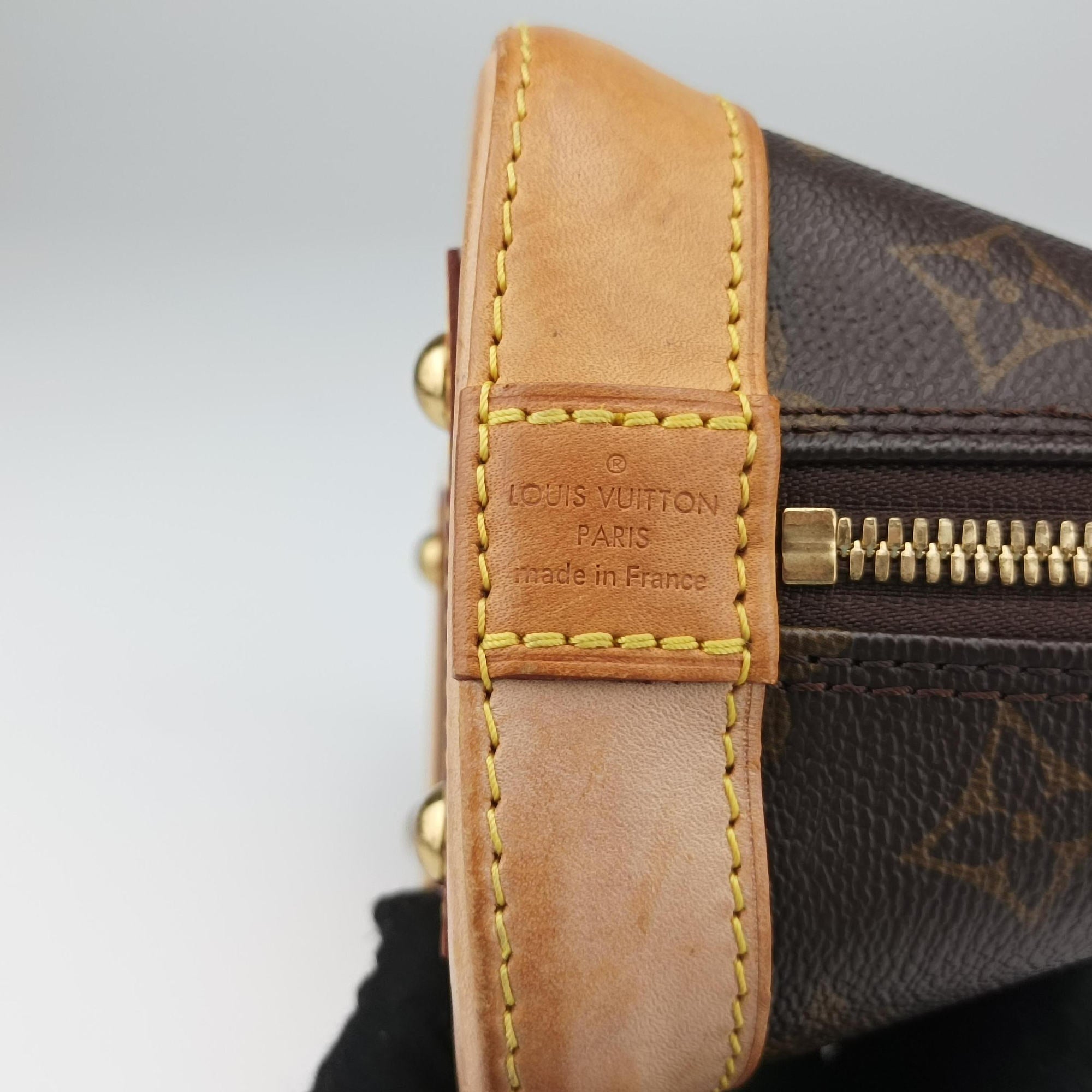 Secondhand Louis Vuitton Alma BB　 Brown Monogram Canvas M53152 shoulderbag | stylenewstar