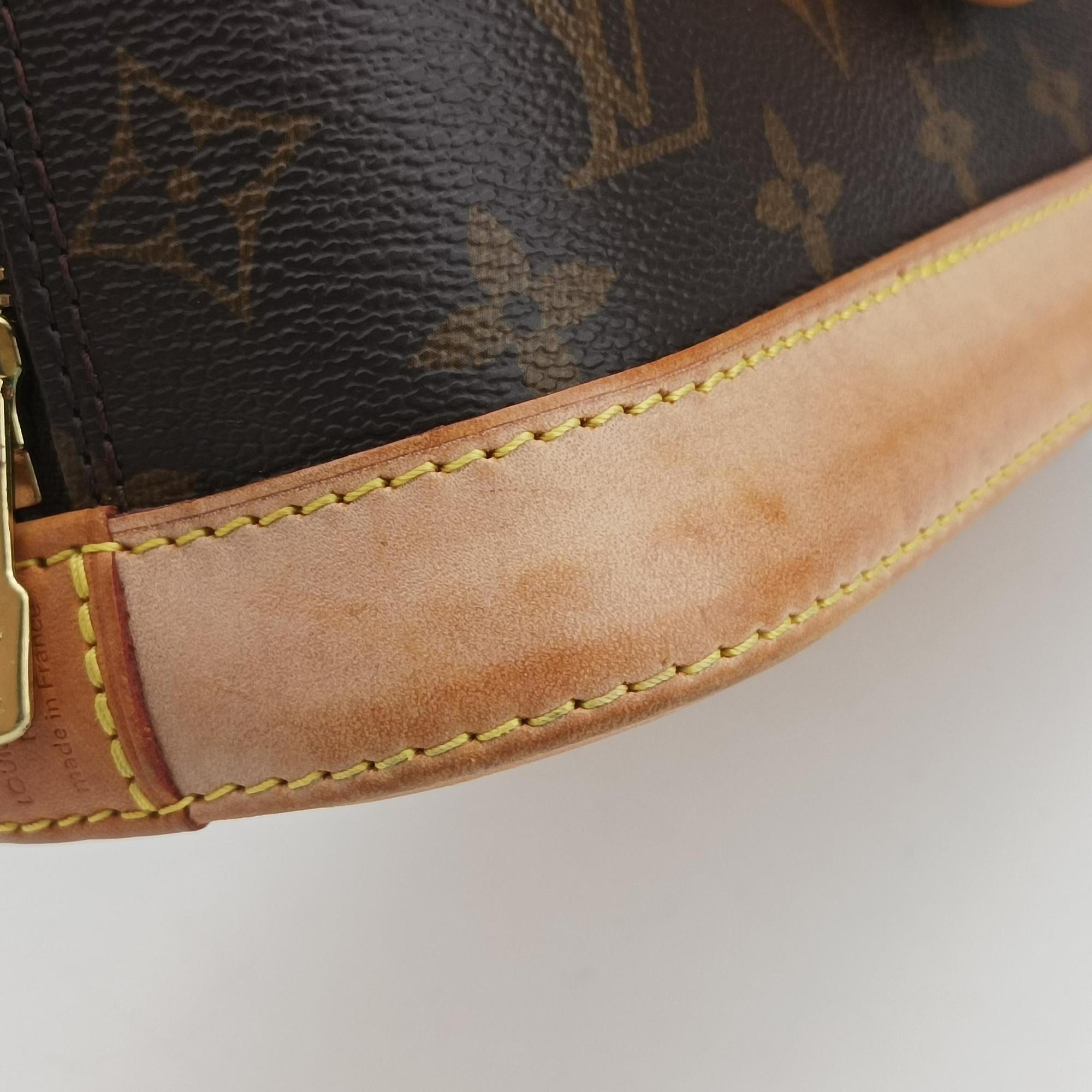 Secondhand Louis Vuitton Alma BB　 Brown Monogram Canvas M53152 shoulderbag | stylenewstar