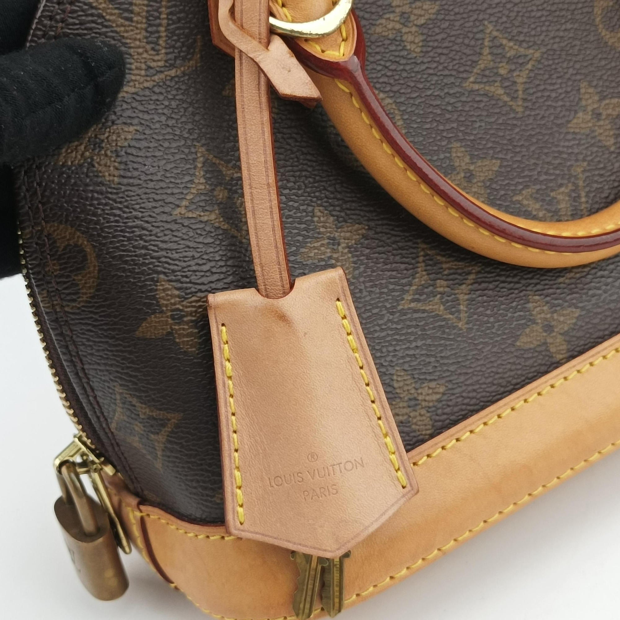 Secondhand Louis Vuitton Alma BB　 Brown Monogram Canvas M53152 shoulderbag | stylenewstar