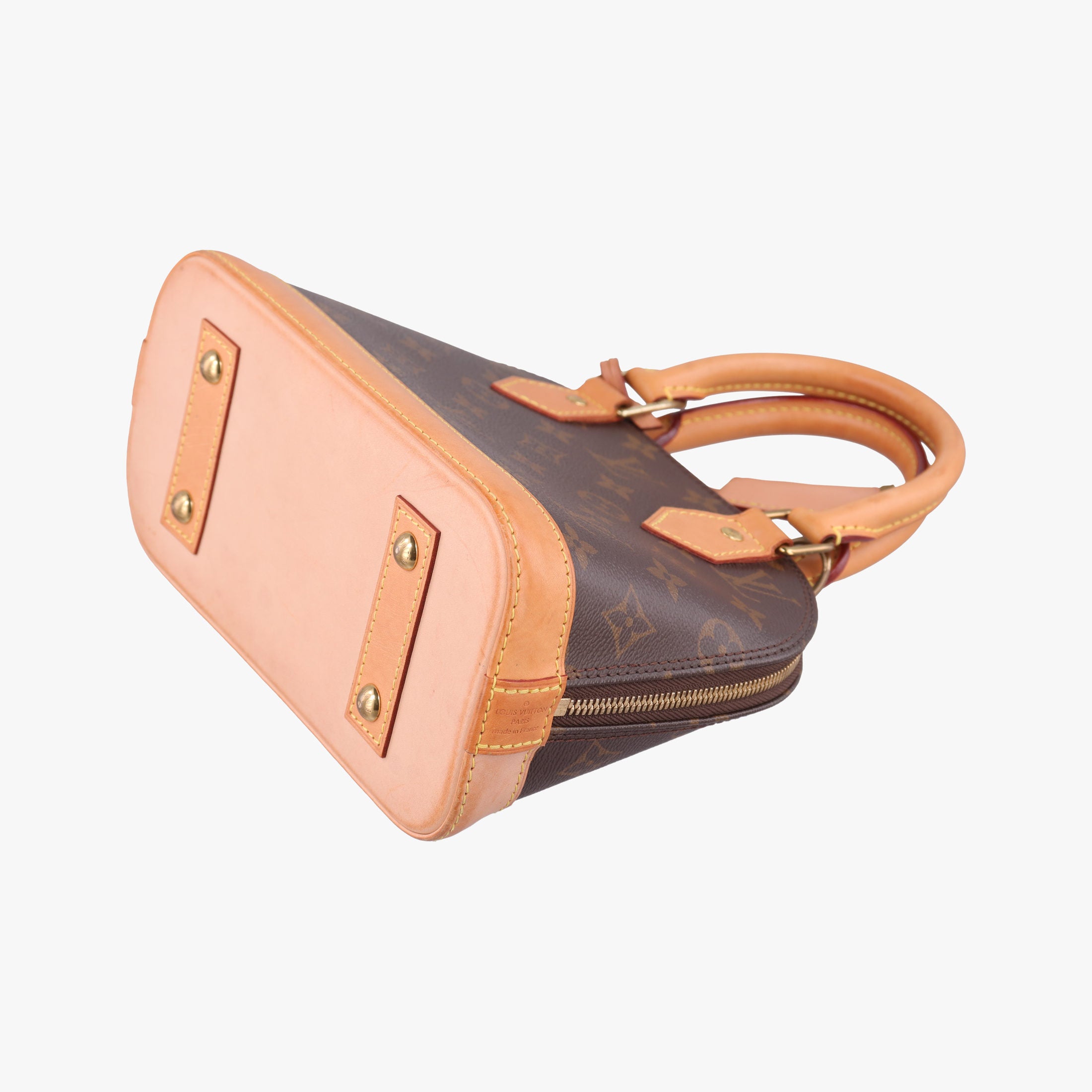 Secondhand Louis Vuitton Alma BB　 Brown Monogram Canvas M53152 shoulderbag | stylenewstar