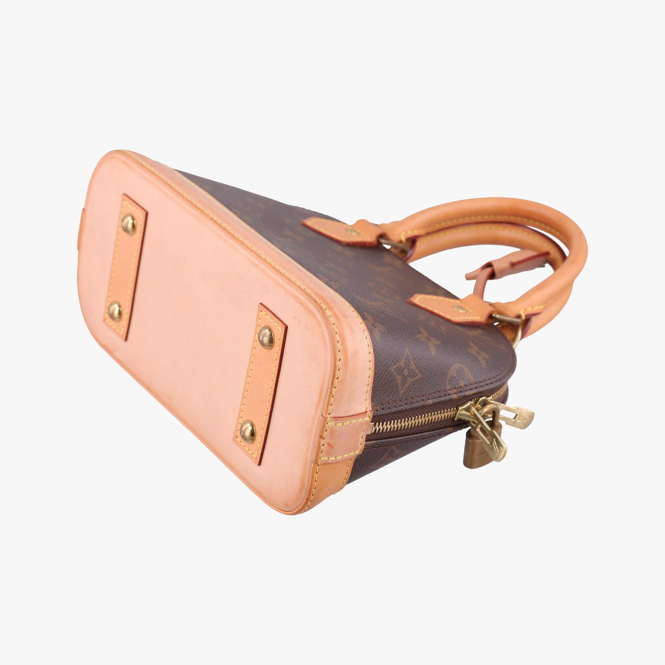 Secondhand Louis Vuitton Alma BB　 Brown Monogram Canvas M53152 shoulderbag | stylenewstar