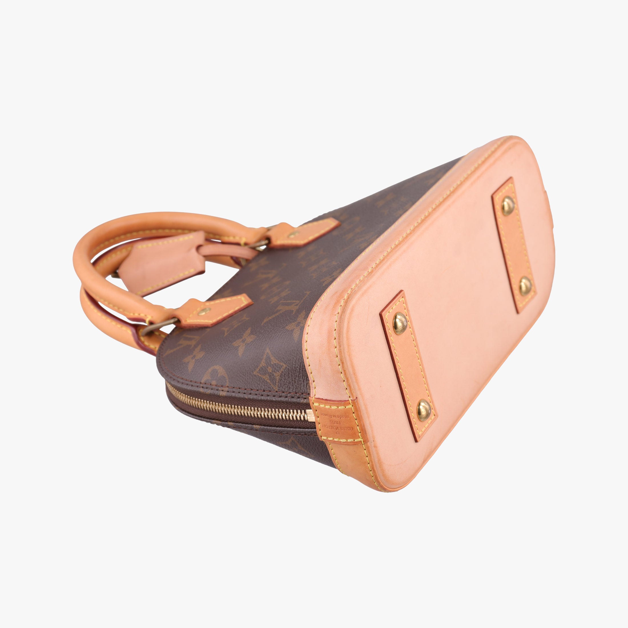 Secondhand Louis Vuitton Alma BB　 Brown Monogram Canvas M53152 shoulderbag | stylenewstar