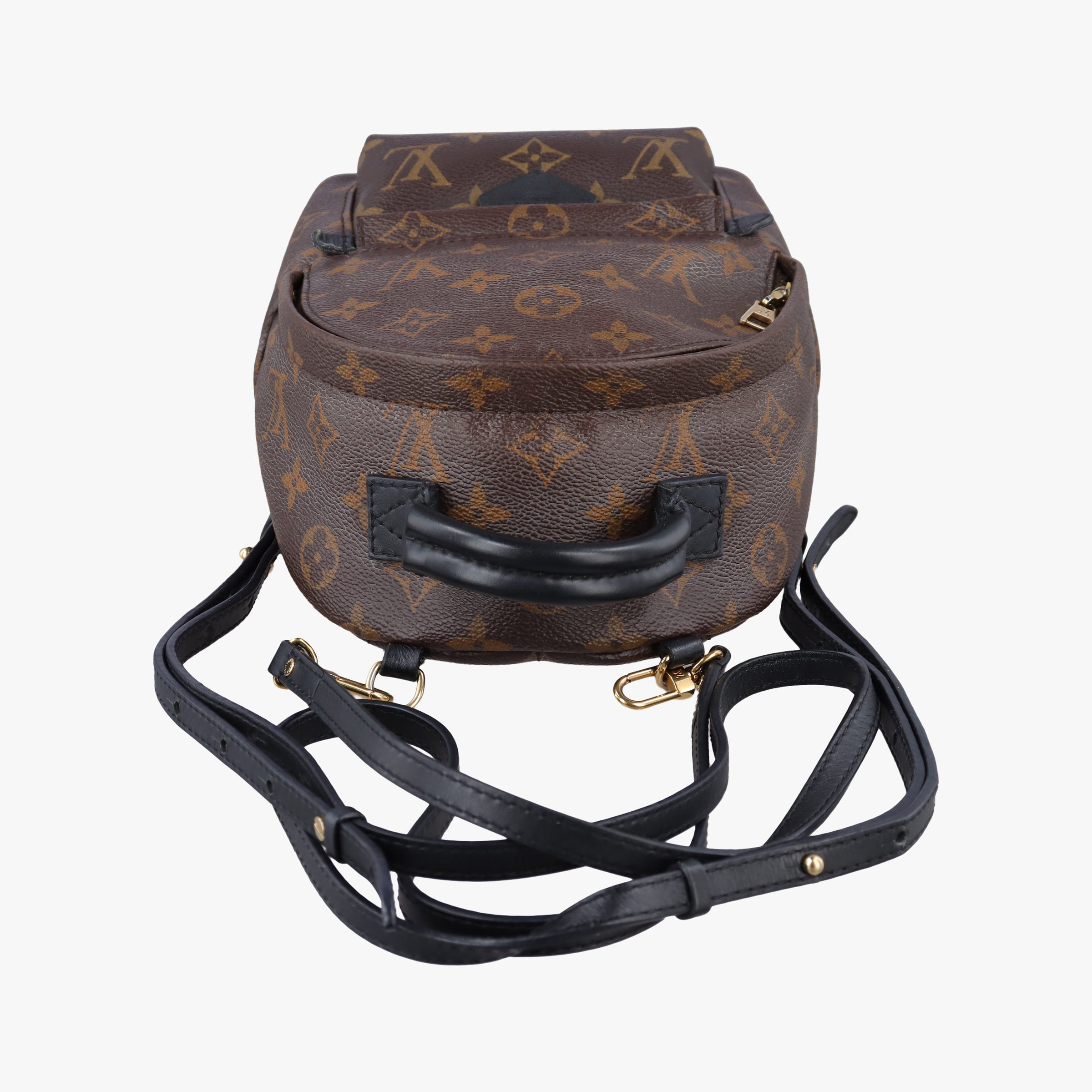 Secondhand Louis Vuitton Palm Springs Backpack MINI Monogram x Noir Monogram Canvas M41562 backpack/rucksack | stylenewstar