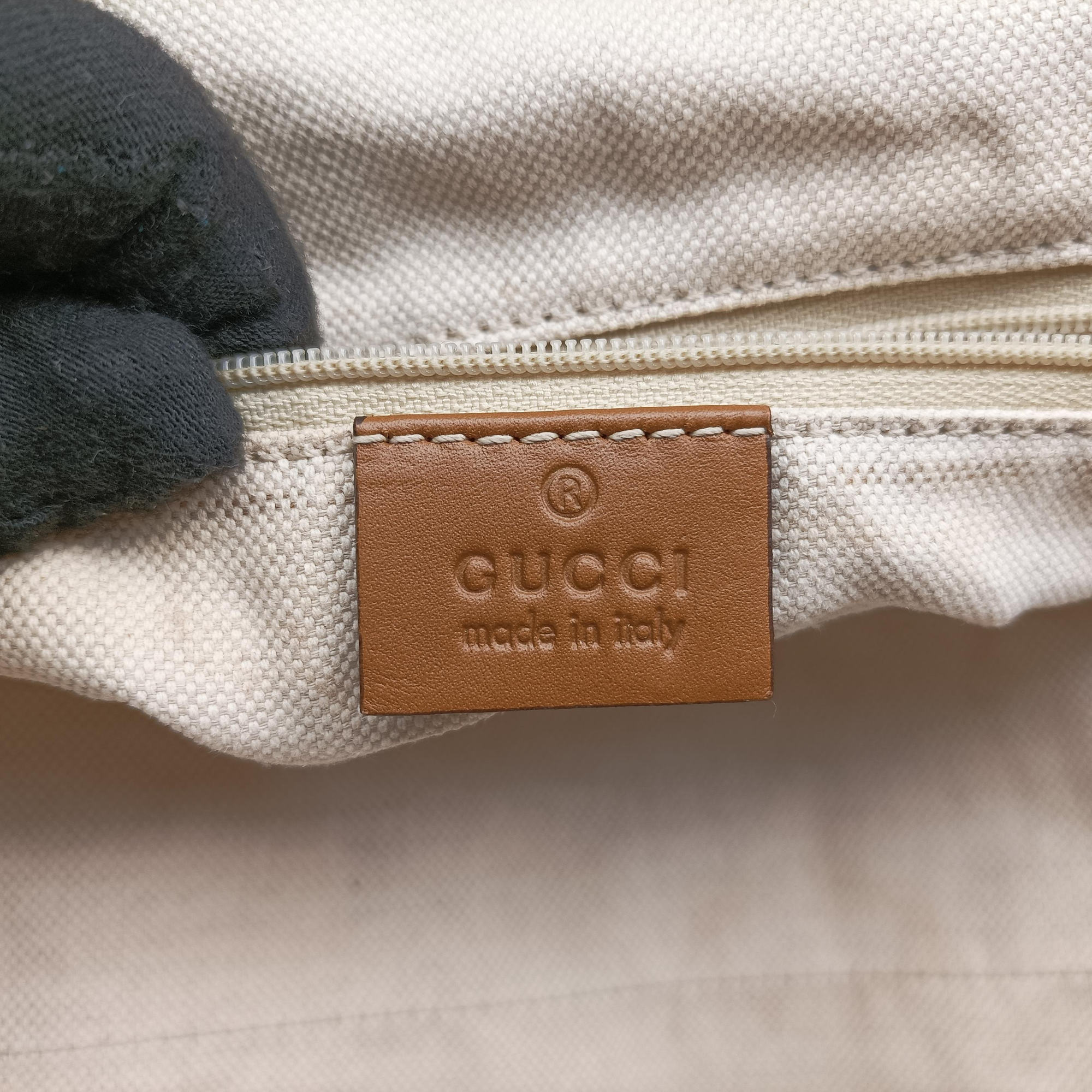 Vintage Gucci Sukey GUCCISSIMA Brown x Beige canvas×leather 223974 shoulderbag | stylenewstar