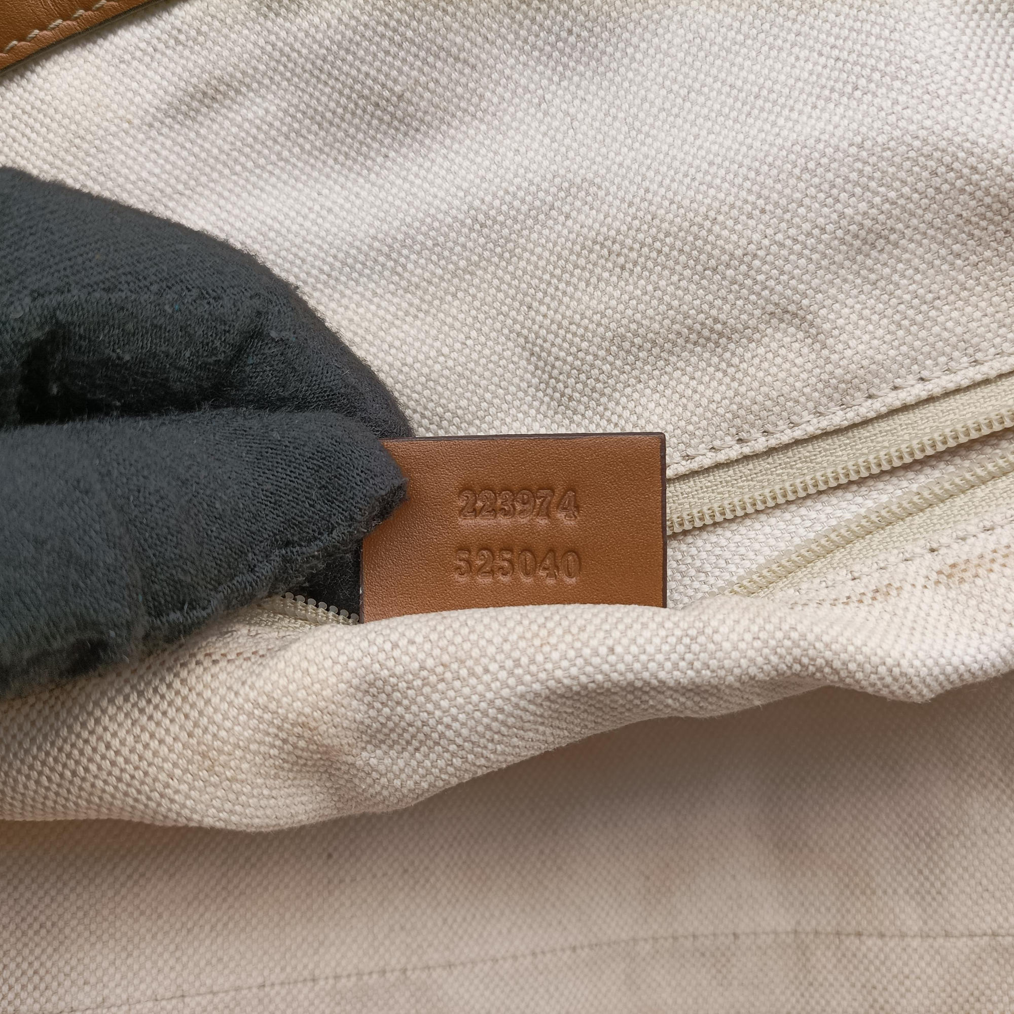 Vintage Gucci Sukey GUCCISSIMA Brown x Beige canvas×leather 223974 shoulderbag | stylenewstar