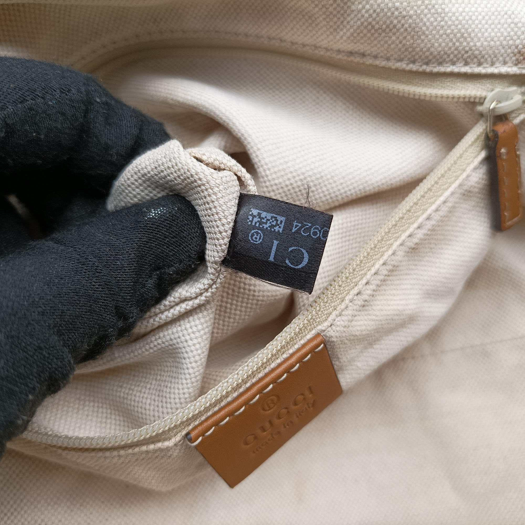 Vintage Gucci Sukey GUCCISSIMA Brown x Beige canvas×leather 223974 shoulderbag | stylenewstar
