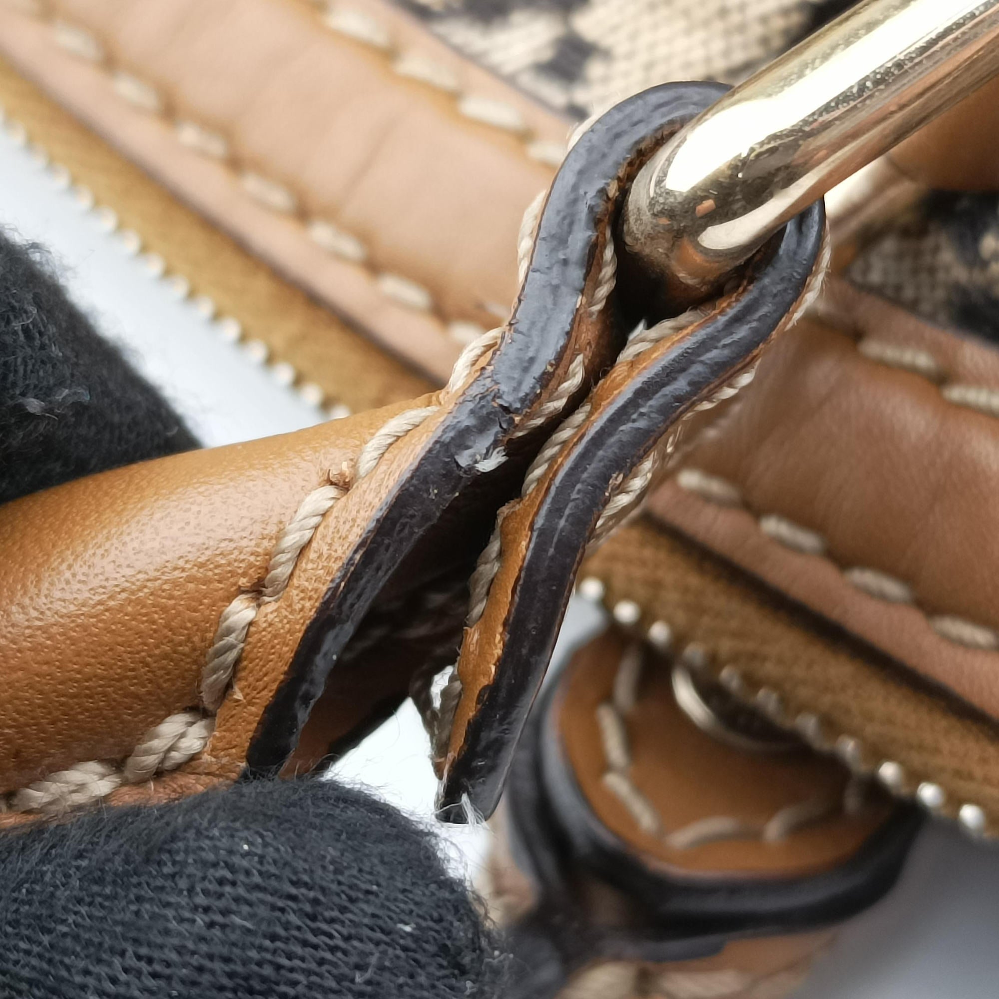 Vintage Gucci Sukey GUCCISSIMA Brown x Beige canvas×leather 223974 shoulderbag | stylenewstar