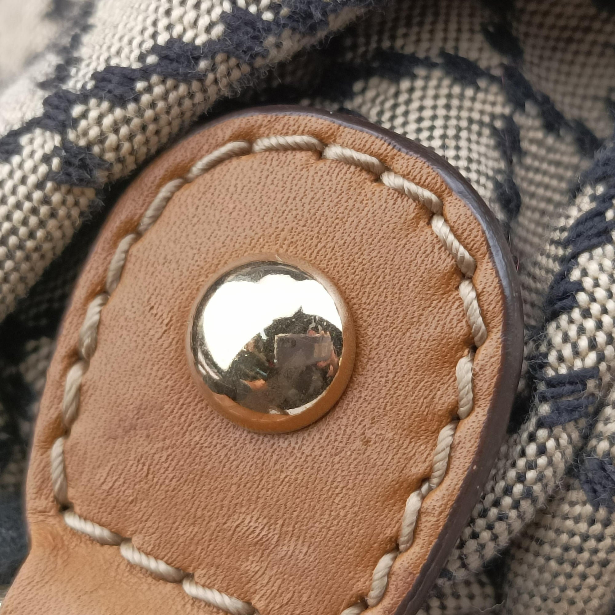 Vintage Gucci Sukey GUCCISSIMA Brown x Beige canvas×leather 223974 shoulderbag | stylenewstar