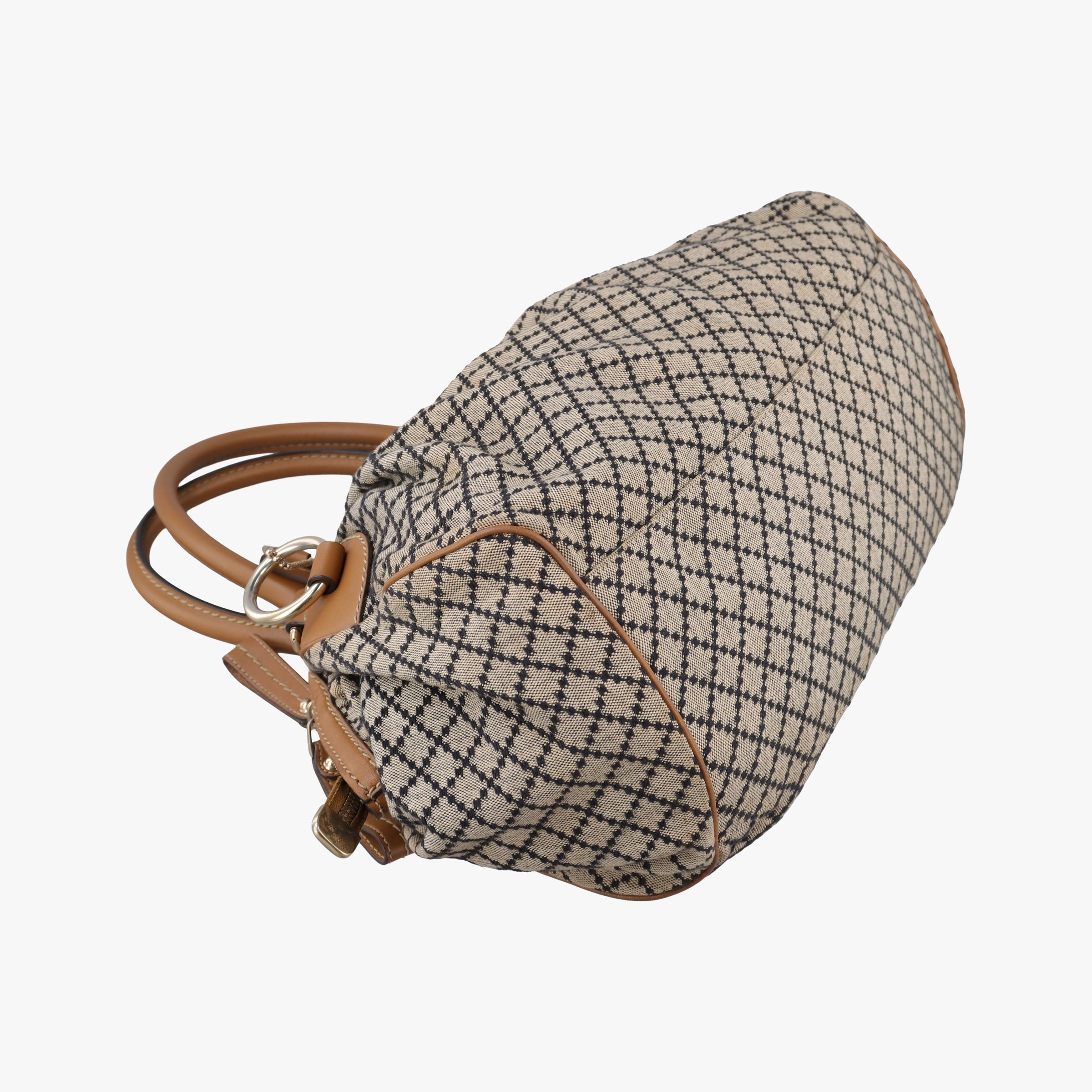 Vintage Gucci Sukey GUCCISSIMA Brown x Beige canvas×leather 223974 shoulderbag | stylenewstar