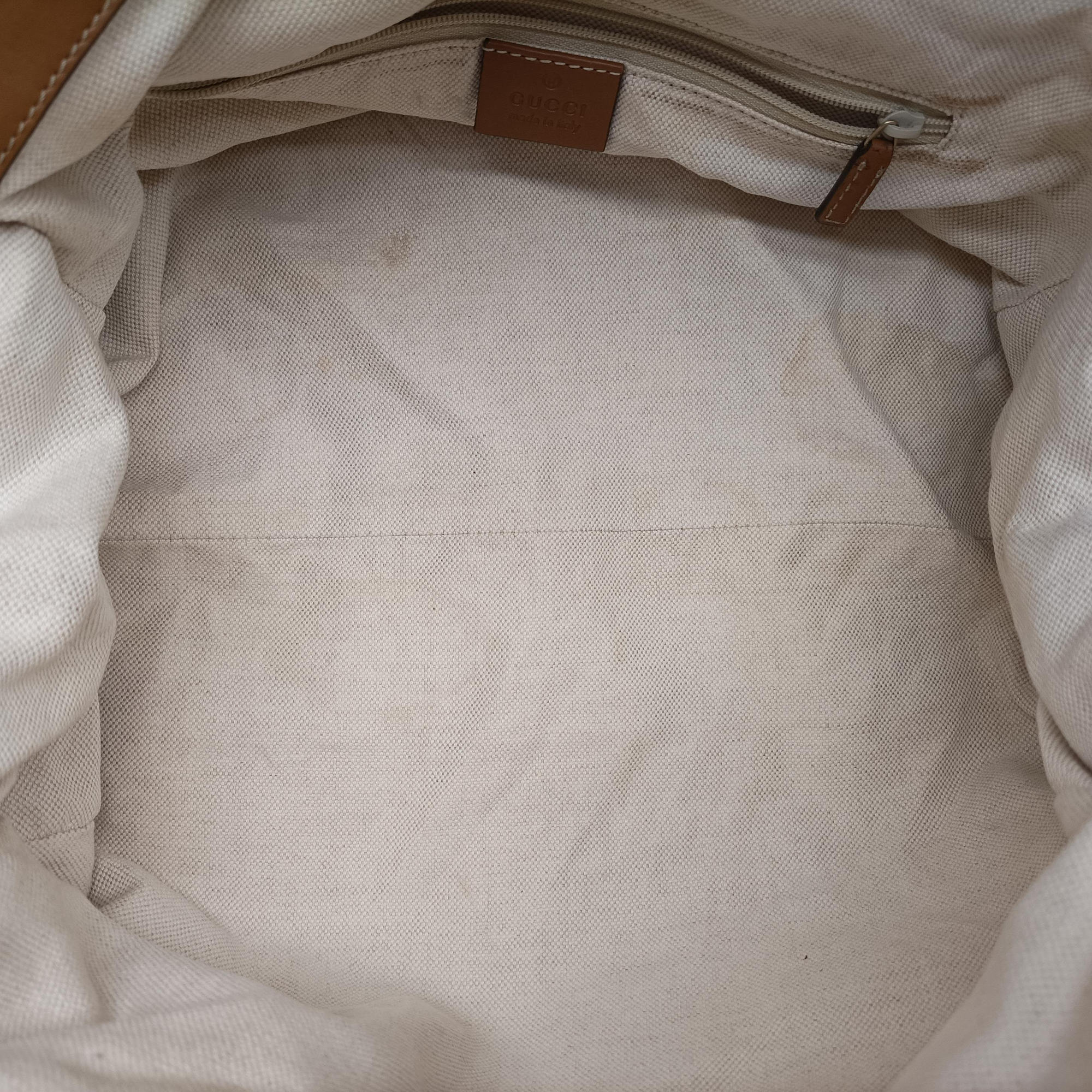 Vintage Gucci Sukey GUCCISSIMA Brown x Beige canvas×leather 223974 shoulderbag | stylenewstar