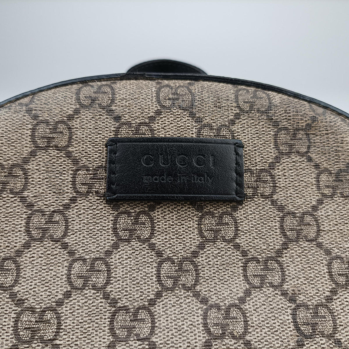 Vintage Gucci GG Supreme Tian Brown PVC coated canvas 429020 backpack/rucksack | stylenewstar