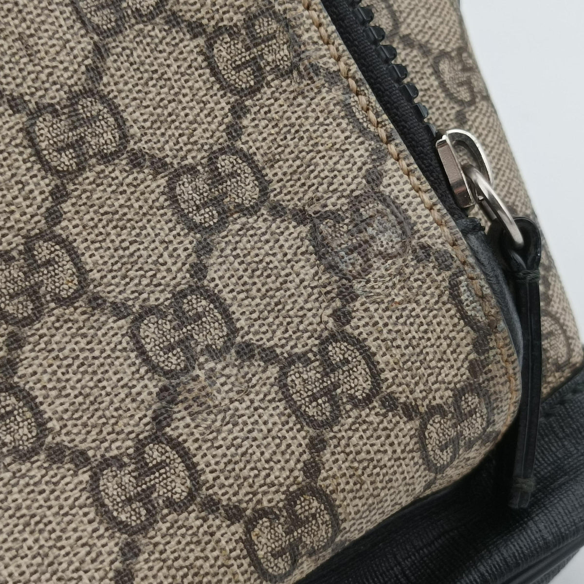 Vintage Gucci GG Supreme Tian Brown PVC coated canvas 429020 backpack/rucksack | stylenewstar