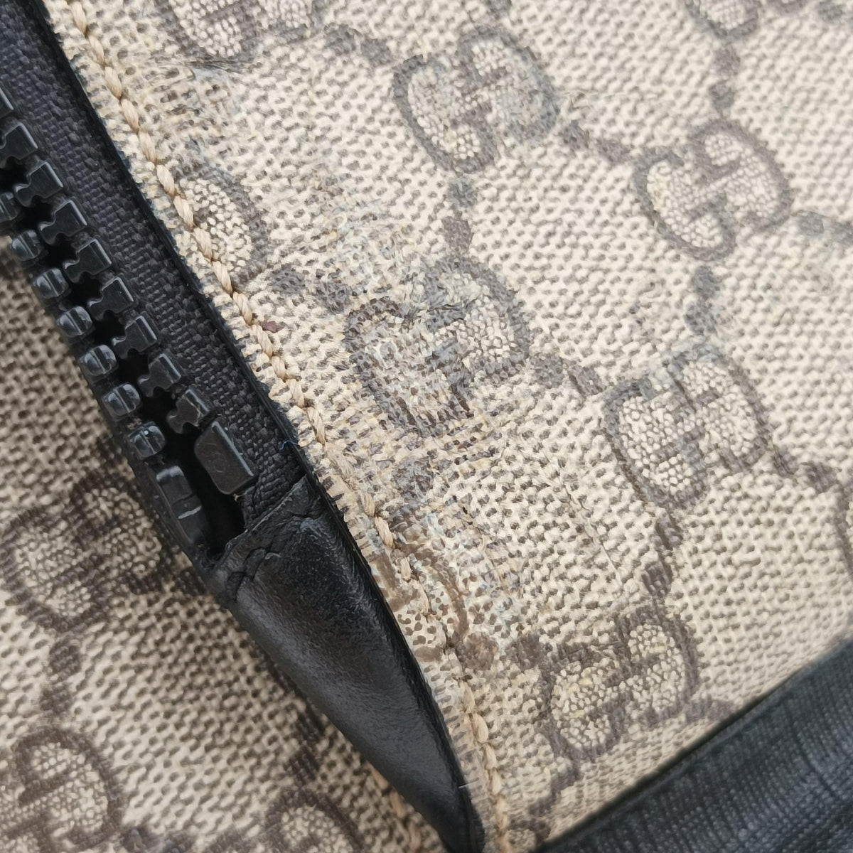 Vintage Gucci GG Supreme Tian Brown PVC coated canvas 429020 backpack/rucksack | stylenewstar