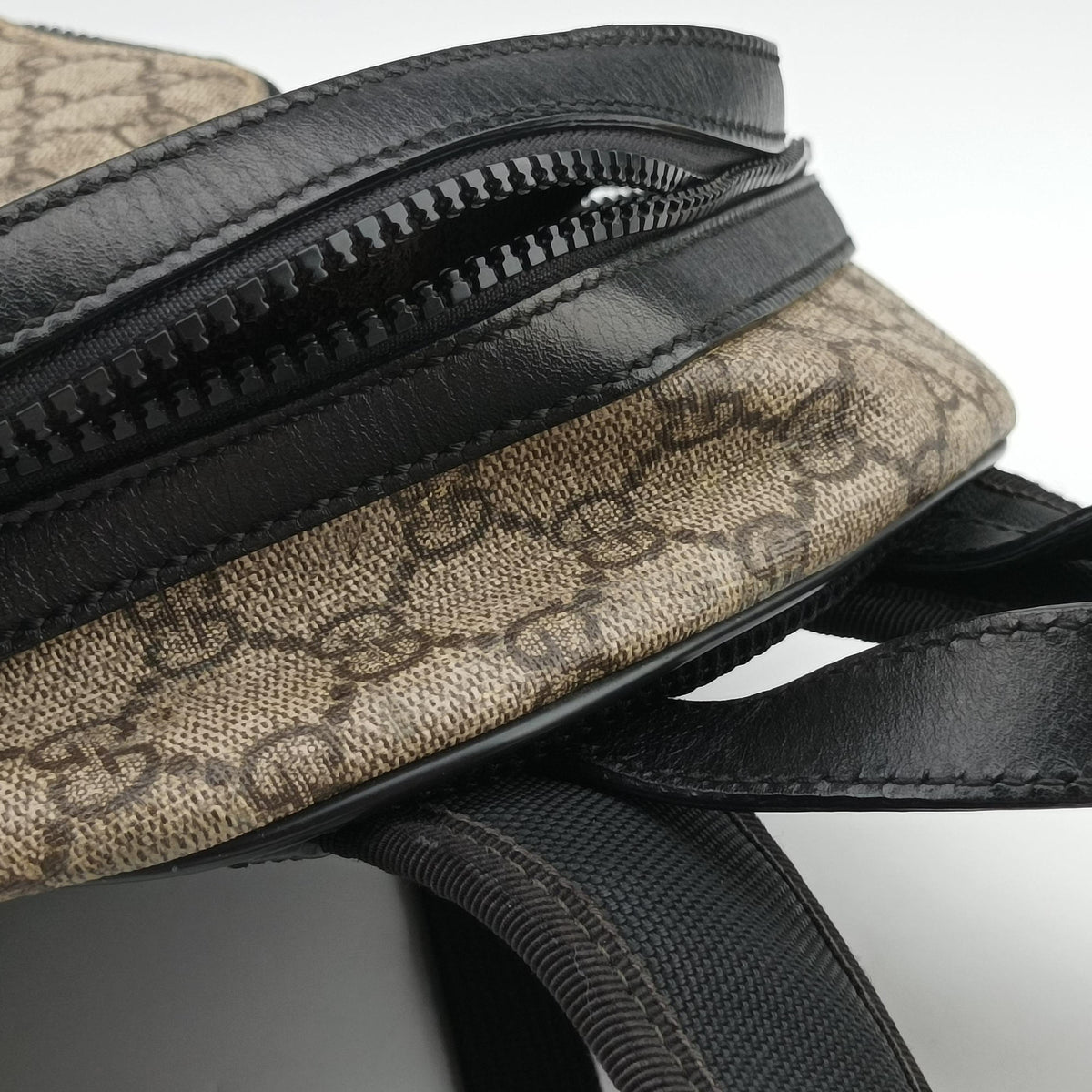 Vintage Gucci GG Supreme Tian Brown PVC coated canvas 429020 backpack/rucksack | stylenewstar