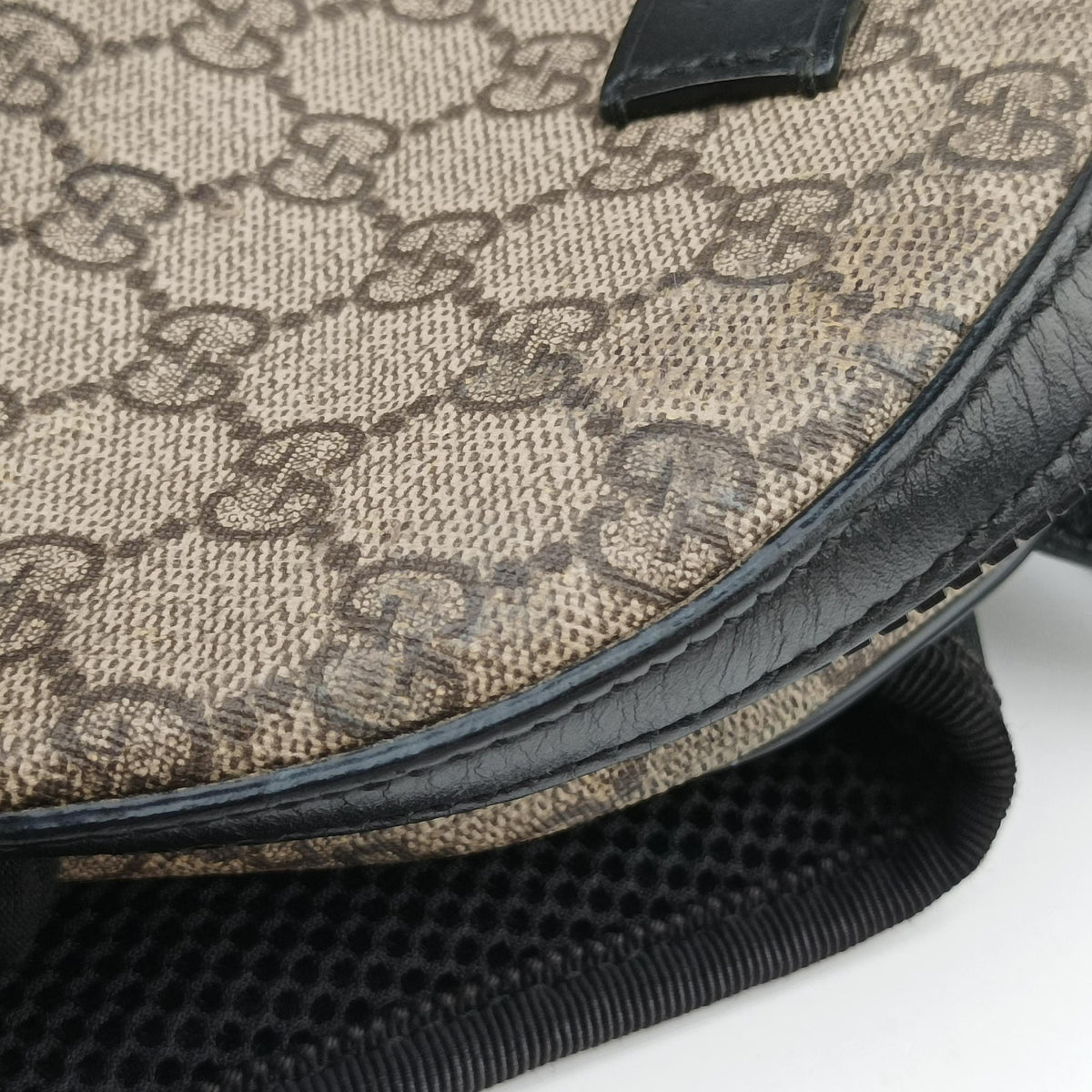 Vintage Gucci GG Supreme Tian Brown PVC coated canvas 429020 backpack/rucksack | stylenewstar