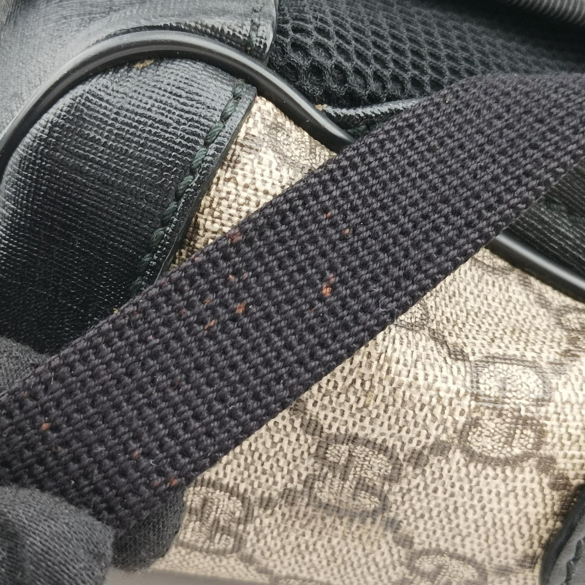 Vintage Gucci GG Supreme Tian Brown PVC coated canvas 429020 backpack/rucksack | stylenewstar