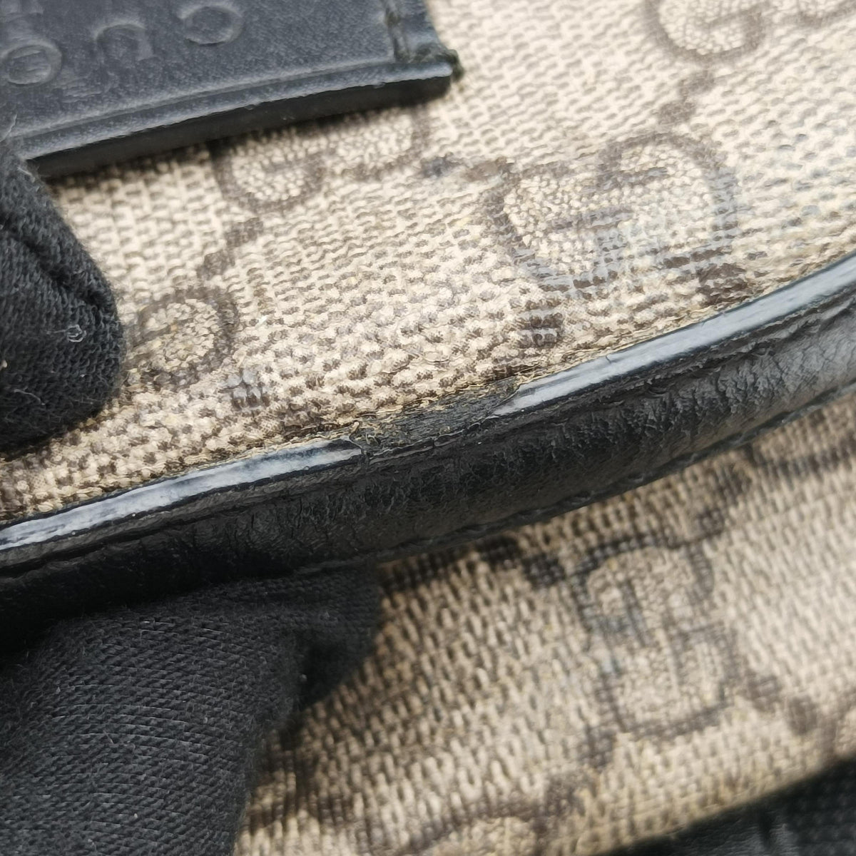 Vintage Gucci GG Supreme Tian Brown PVC coated canvas 429020 backpack/rucksack | stylenewstar