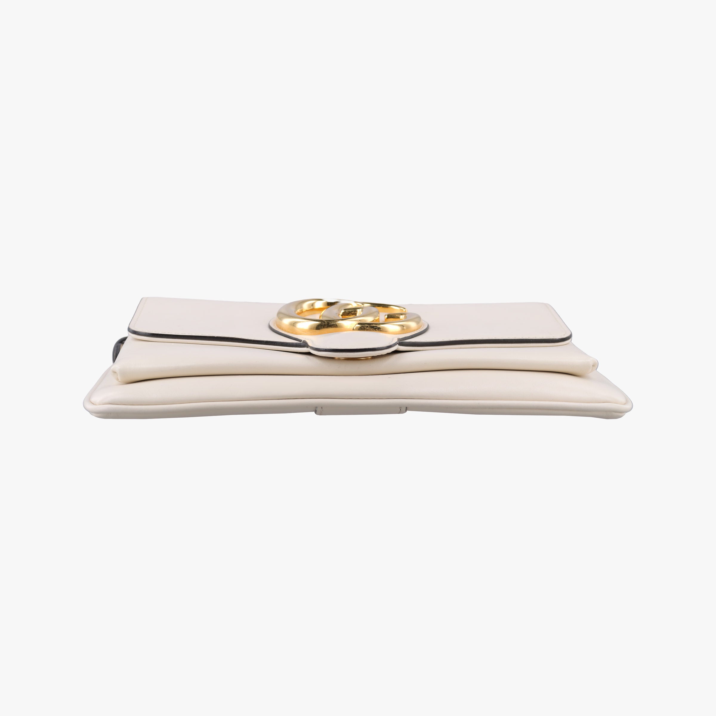 Pre-owned Gucci Arli White Leather 550129 shoulderbag | stylenewstar