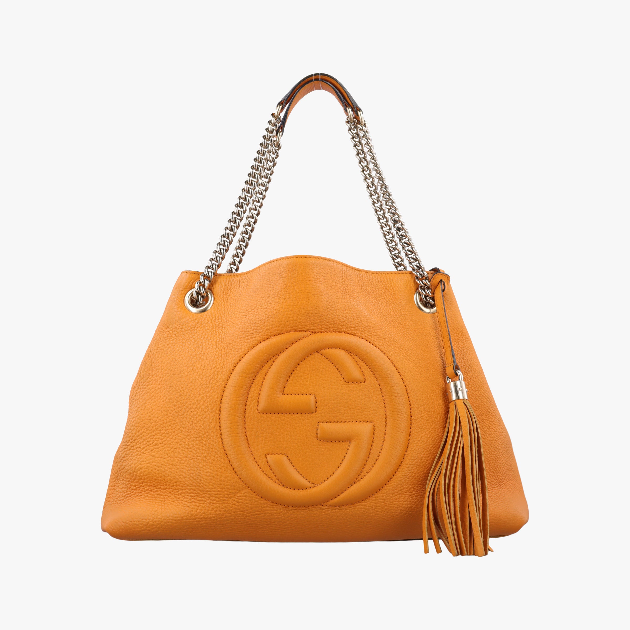 Pre-owned Gucci Soho Yellow Leather 308982 shoulderbag | stylenewstar