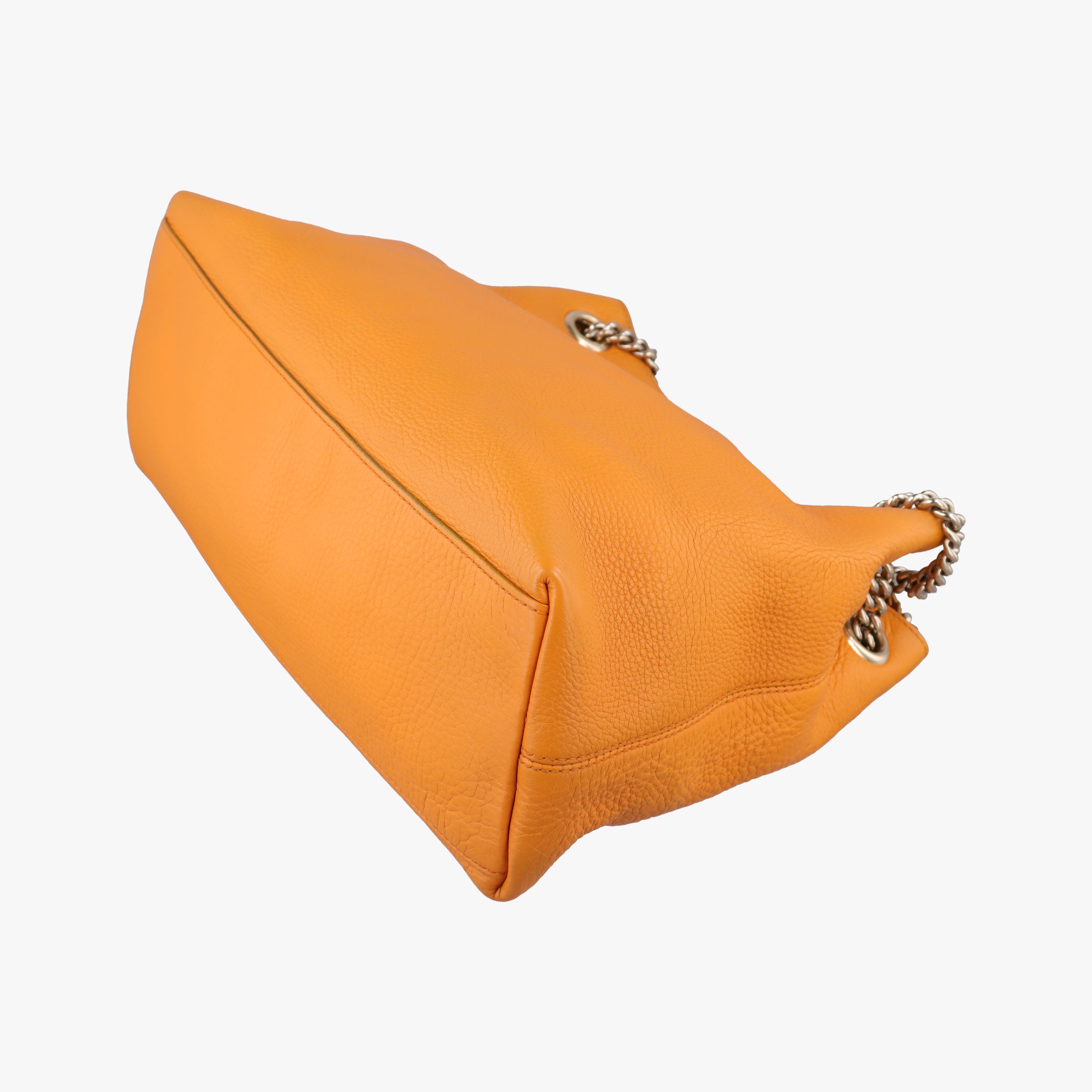 Pre-owned Gucci Soho Yellow Leather 308982 shoulderbag | stylenewstar