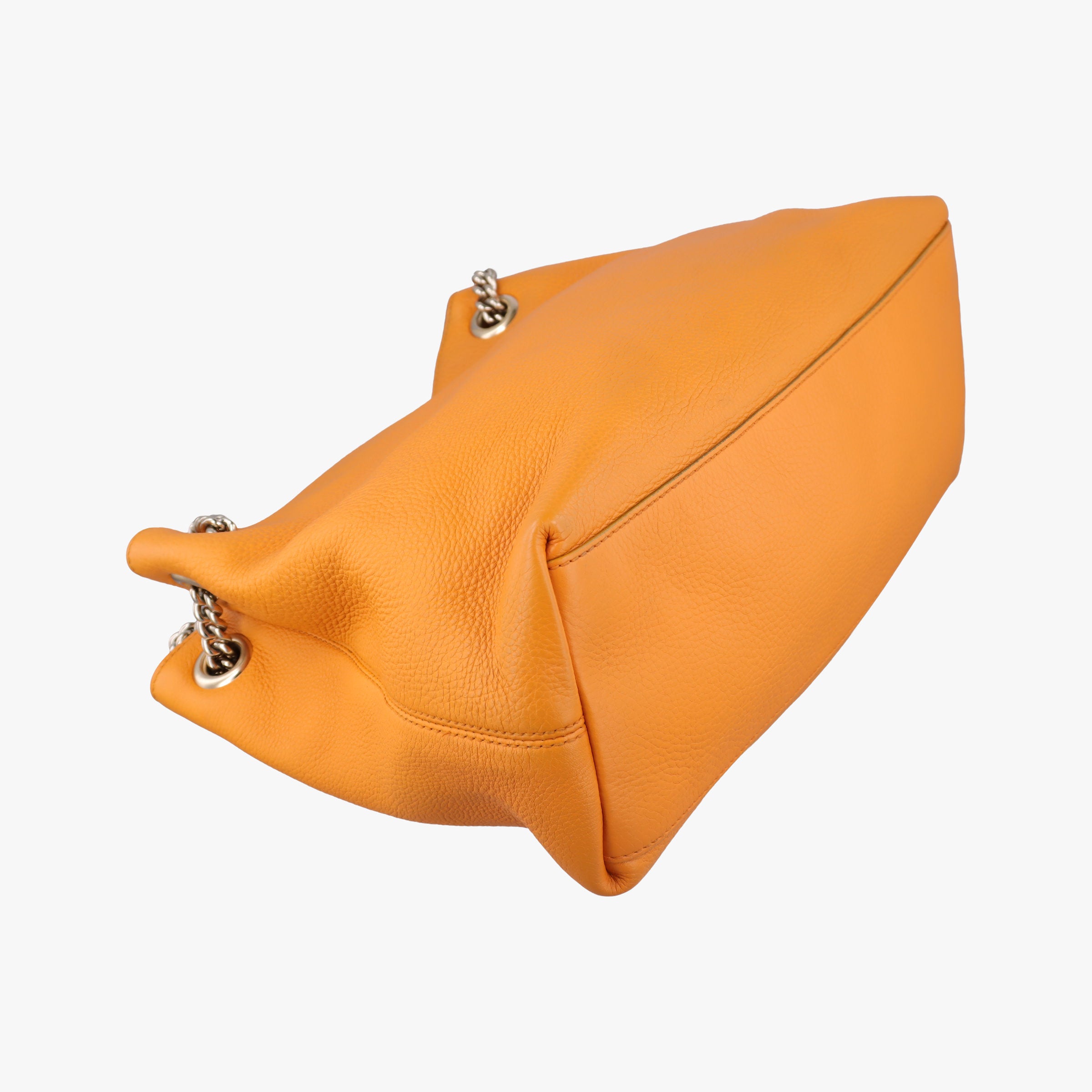 Pre-owned Gucci Soho Yellow Leather 308982 shoulderbag | stylenewstar