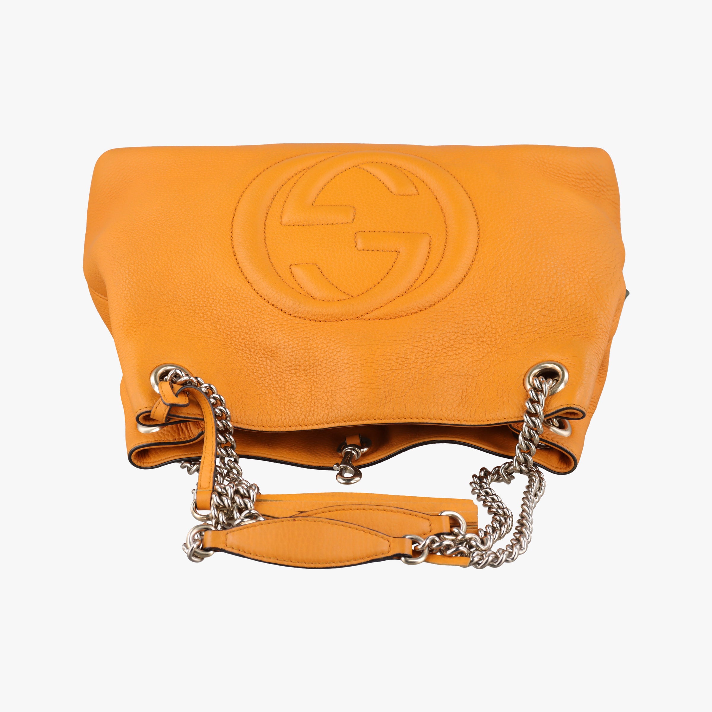 Pre-owned Gucci Soho Yellow Leather 308982 shoulderbag | stylenewstar