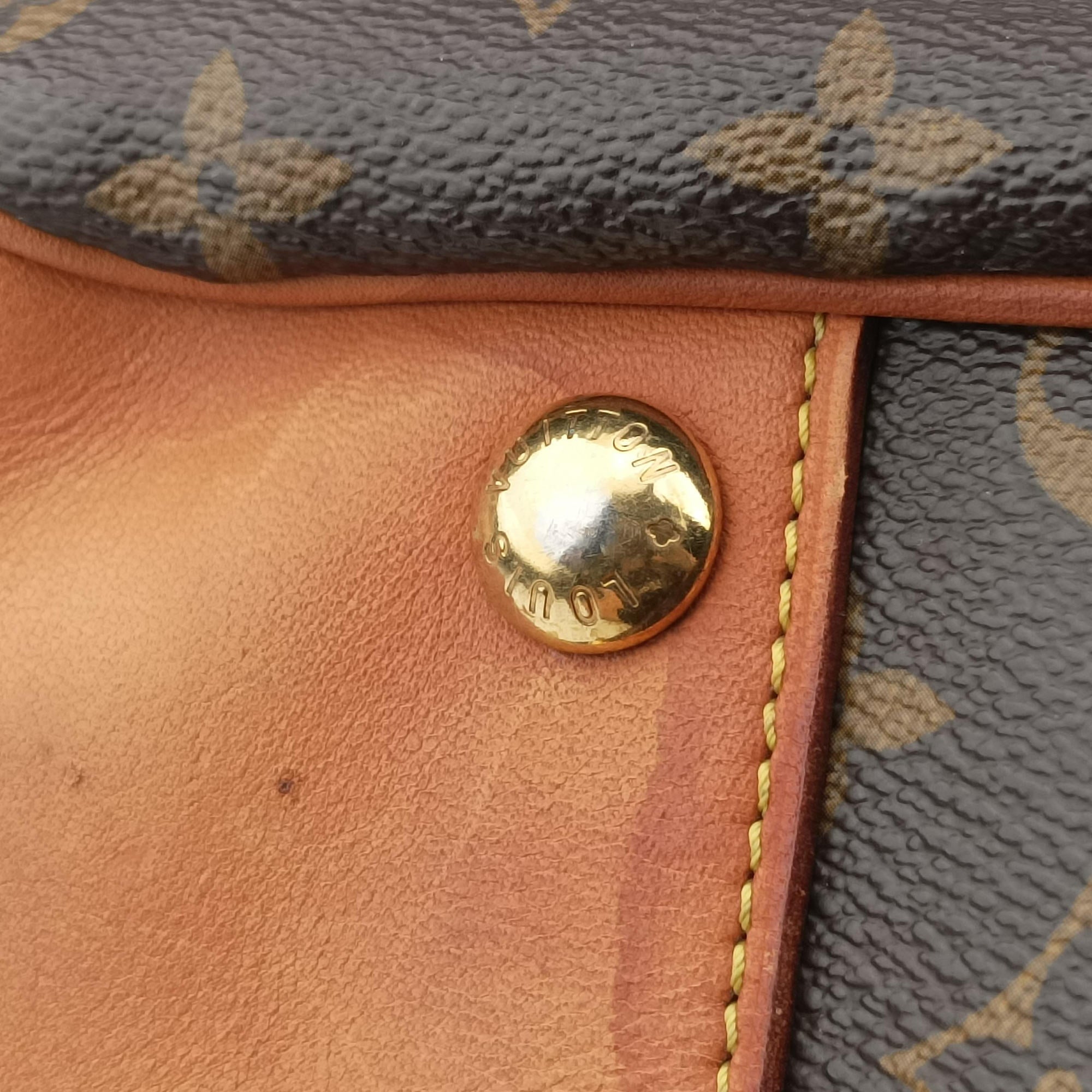 Secondhand Louis Vuitton Monogram Boesy PM Brown Monogram Canvas M45715 handbag | stylenewstar