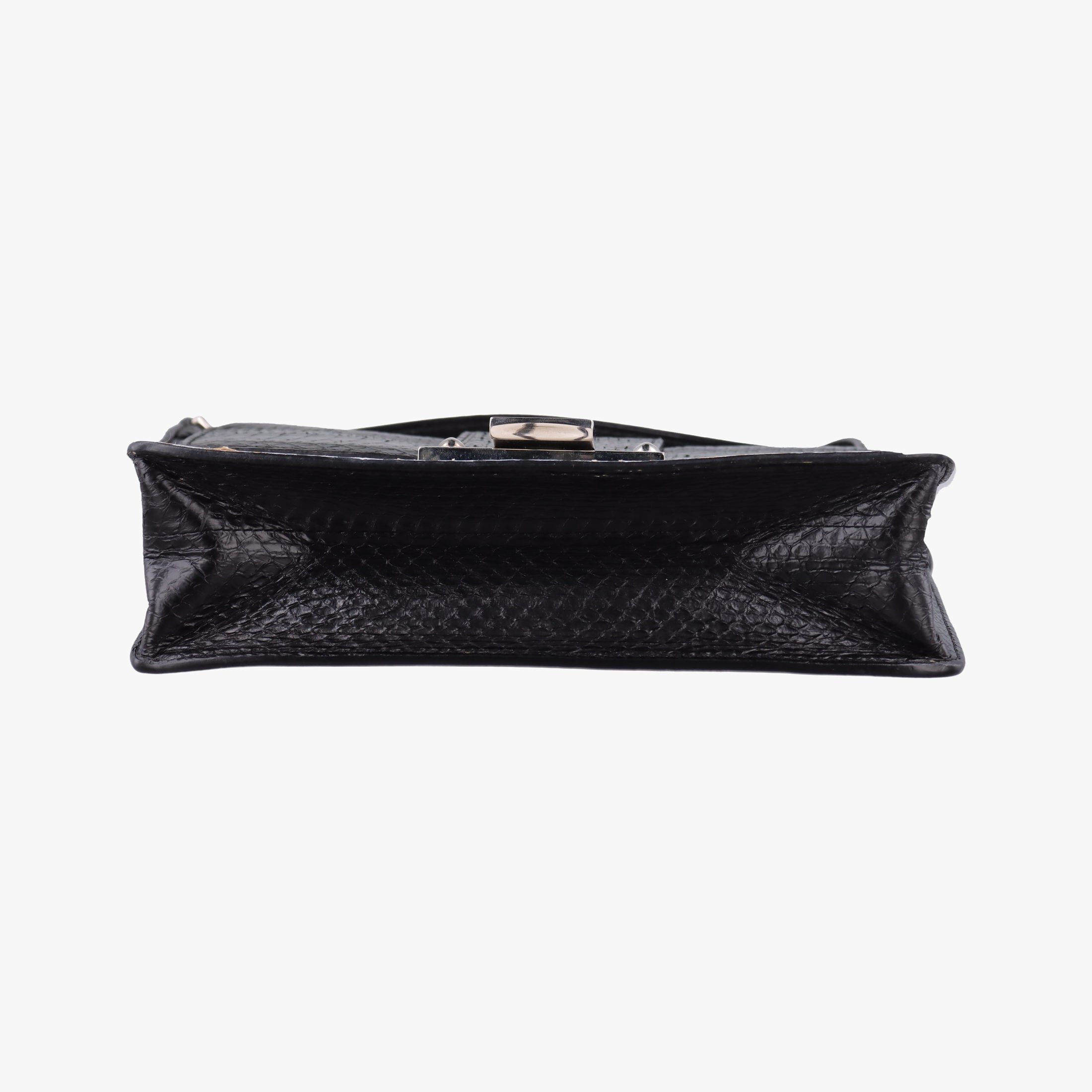 Pre-owned Jimmy Choo Rebel Zebra Stripe Snakeskin × Leather  shoulderbag | stylenewstar