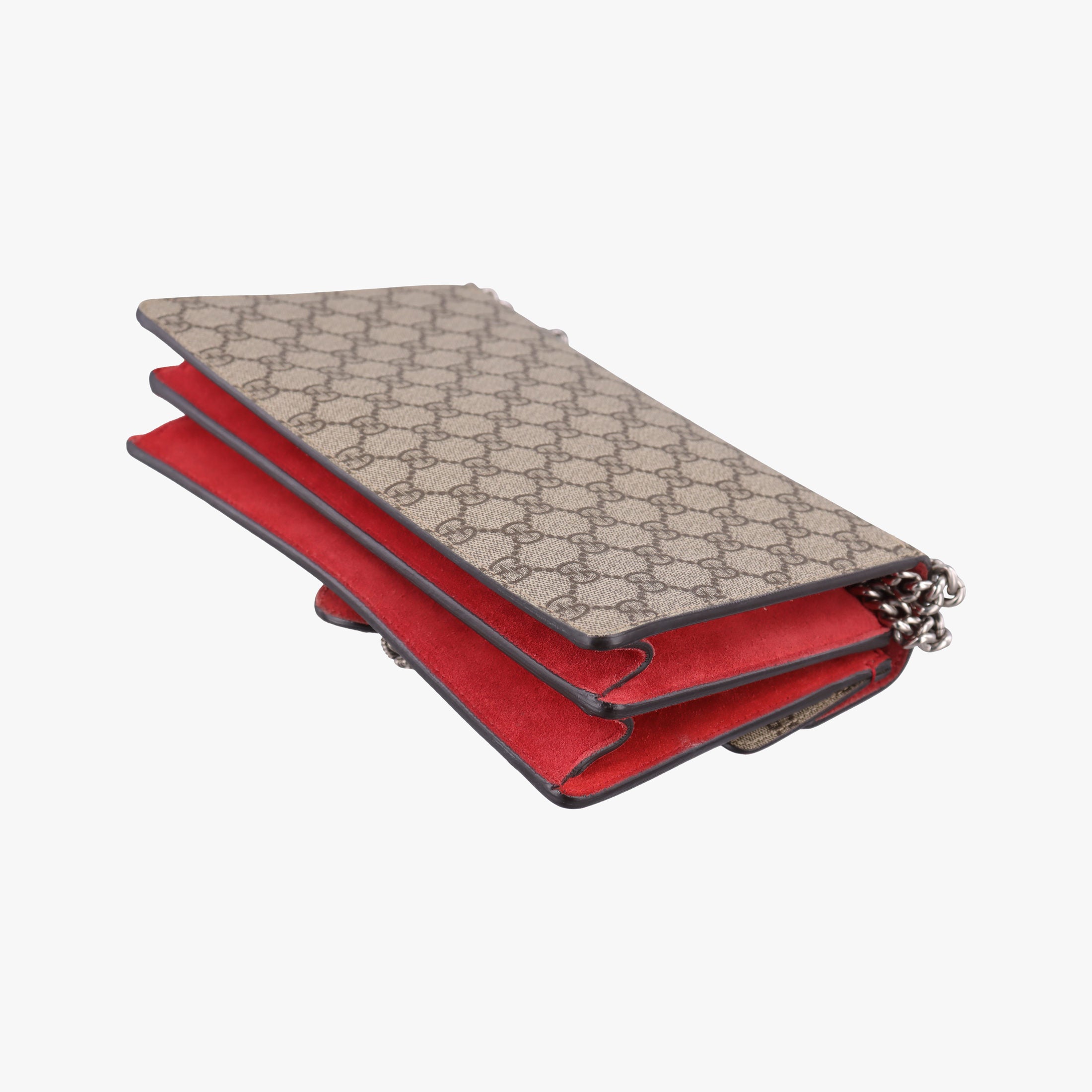 Secondhand Gucci Dionysus beige×red PVC coated canvas×suede 400249 shoulderbag | stylenewstar