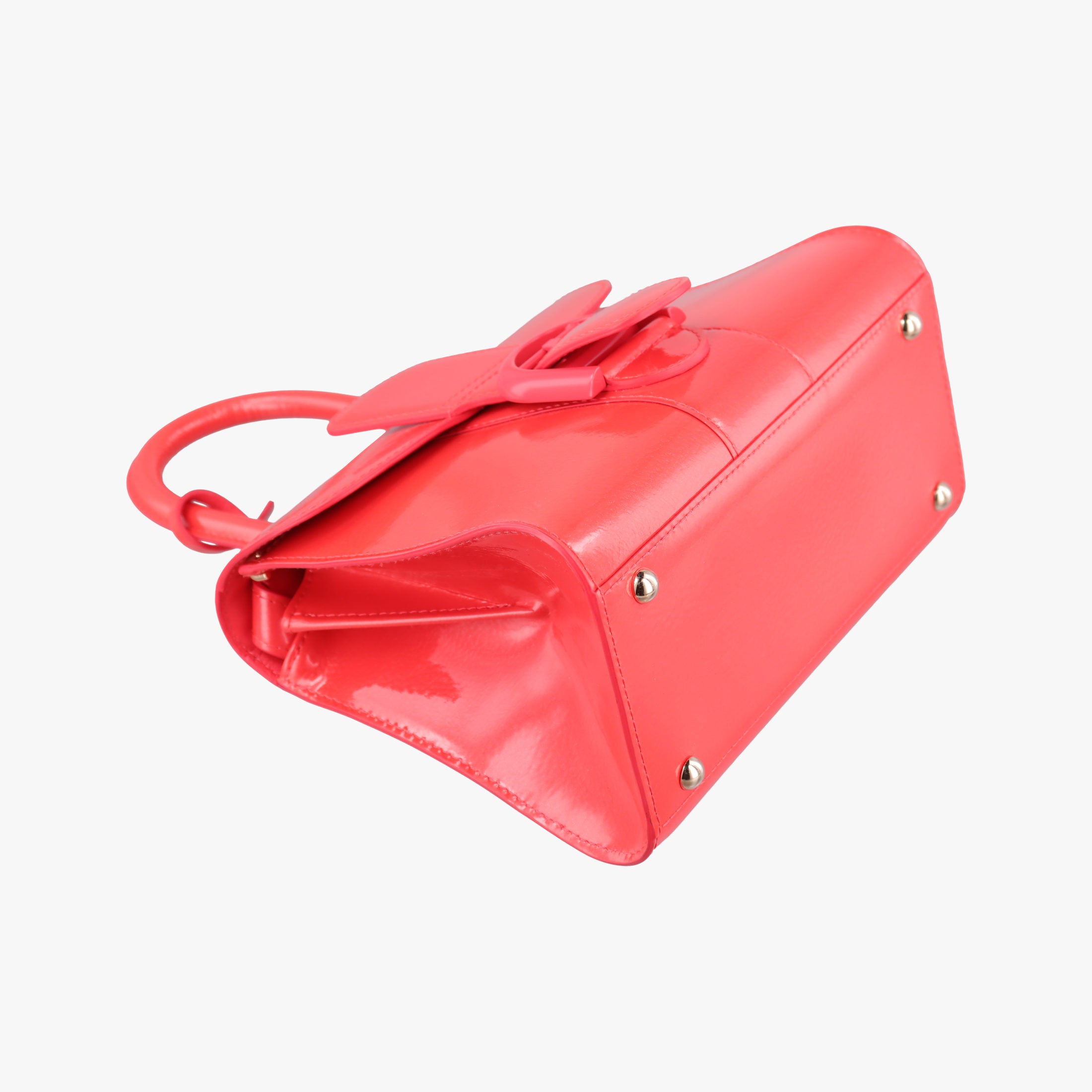 Secondhand Delvaux Brillant Mini Red Enamel  shoulderbag | stylenewstar