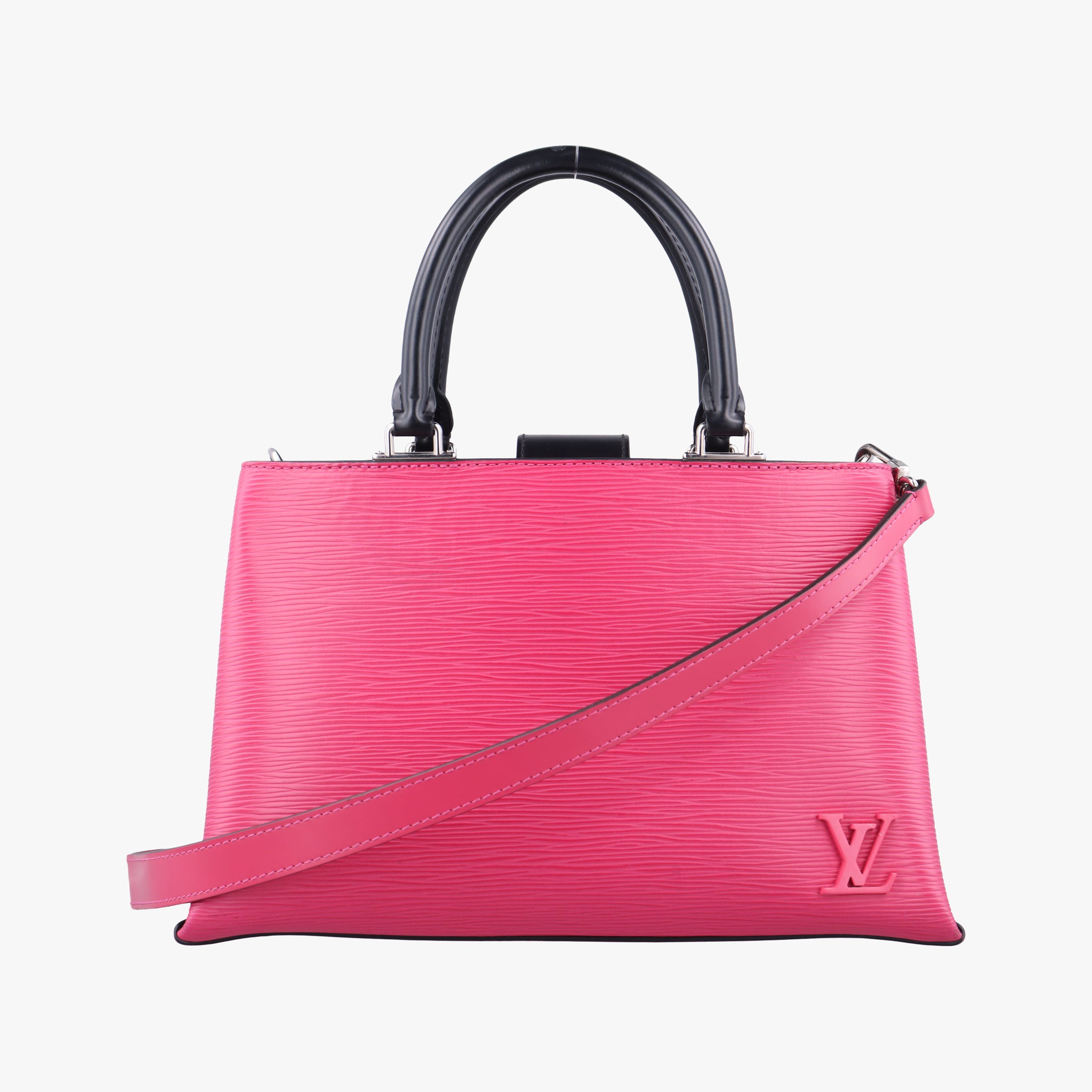 Pre-owned Louis Vuitton Kleber PM Freesia × Noir Epi M51347 shoulderbag | stylenewstar