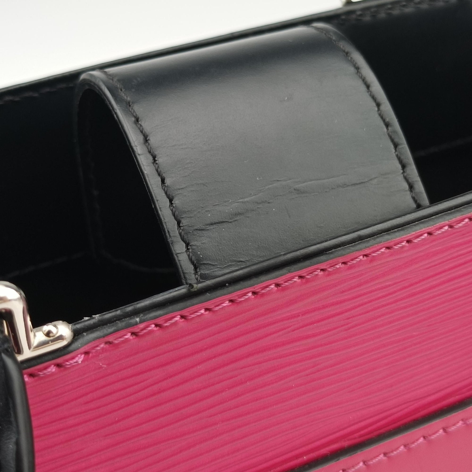 Pre-owned Louis Vuitton Kleber PM Freesia × Noir Epi M51347 shoulderbag | stylenewstar