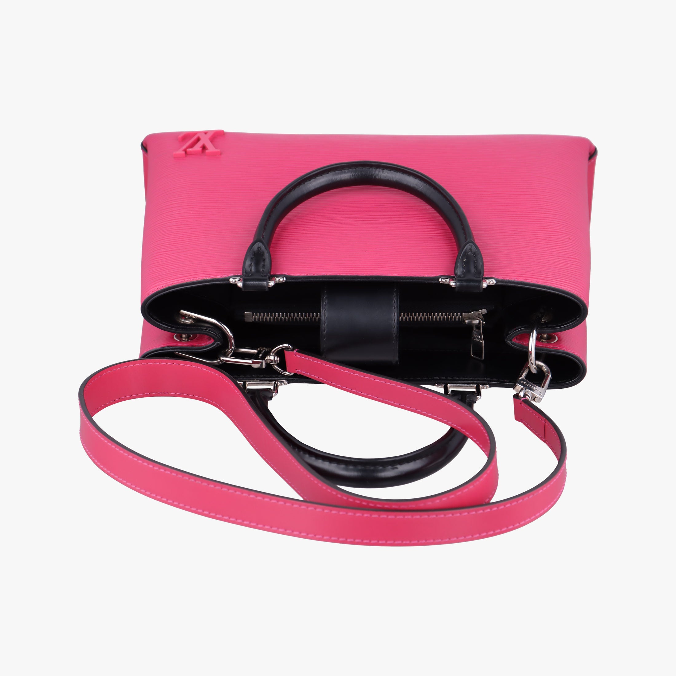 Pre-owned Louis Vuitton Kleber PM Freesia × Noir Epi M51347 shoulderbag | stylenewstar