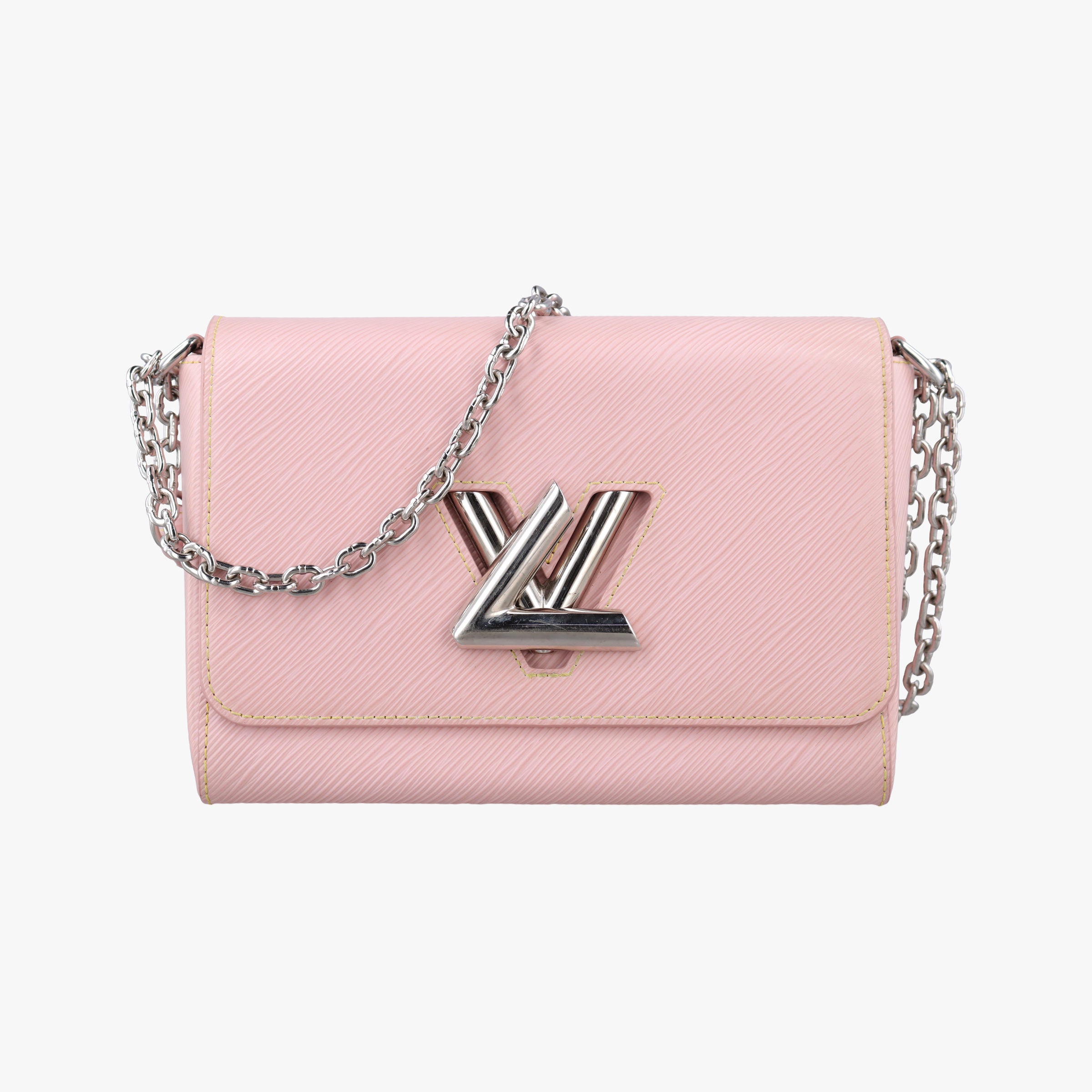 Pre-owned Louis Vuitton Twist MM Pink Epi M50380 shoulderbag | stylenewstar